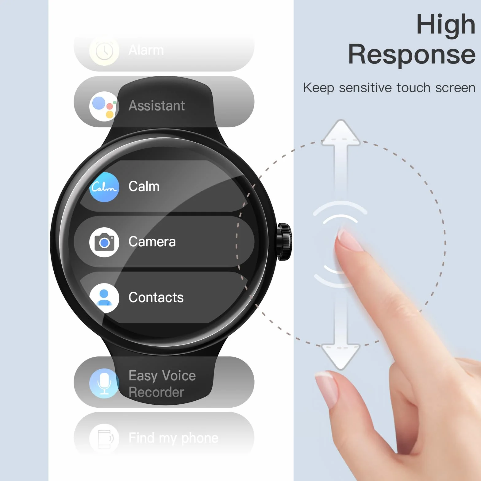 JETech Ochraniacz Ekranu dla Google Pixel Watch 4/3 45mm (Tylko Ochrona Ekranu 41mm), Antyzarysowania Samoleczący Miękki Folia TPU, HD Wyczyść, 6 Sztuki