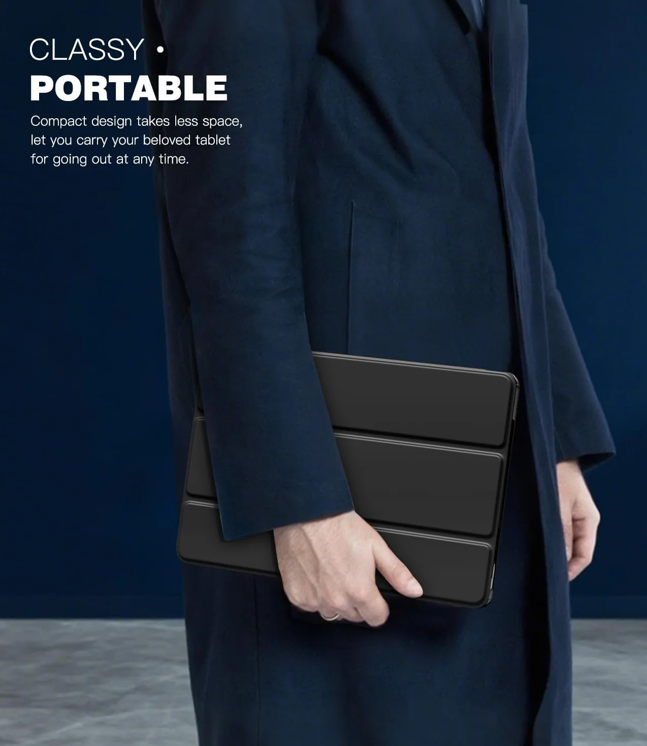 TiMOVO Etui ochronne do Xiaomi Redmi Pad 2 Pro 12,1 cala 2025, twardy tył PC, czarne
