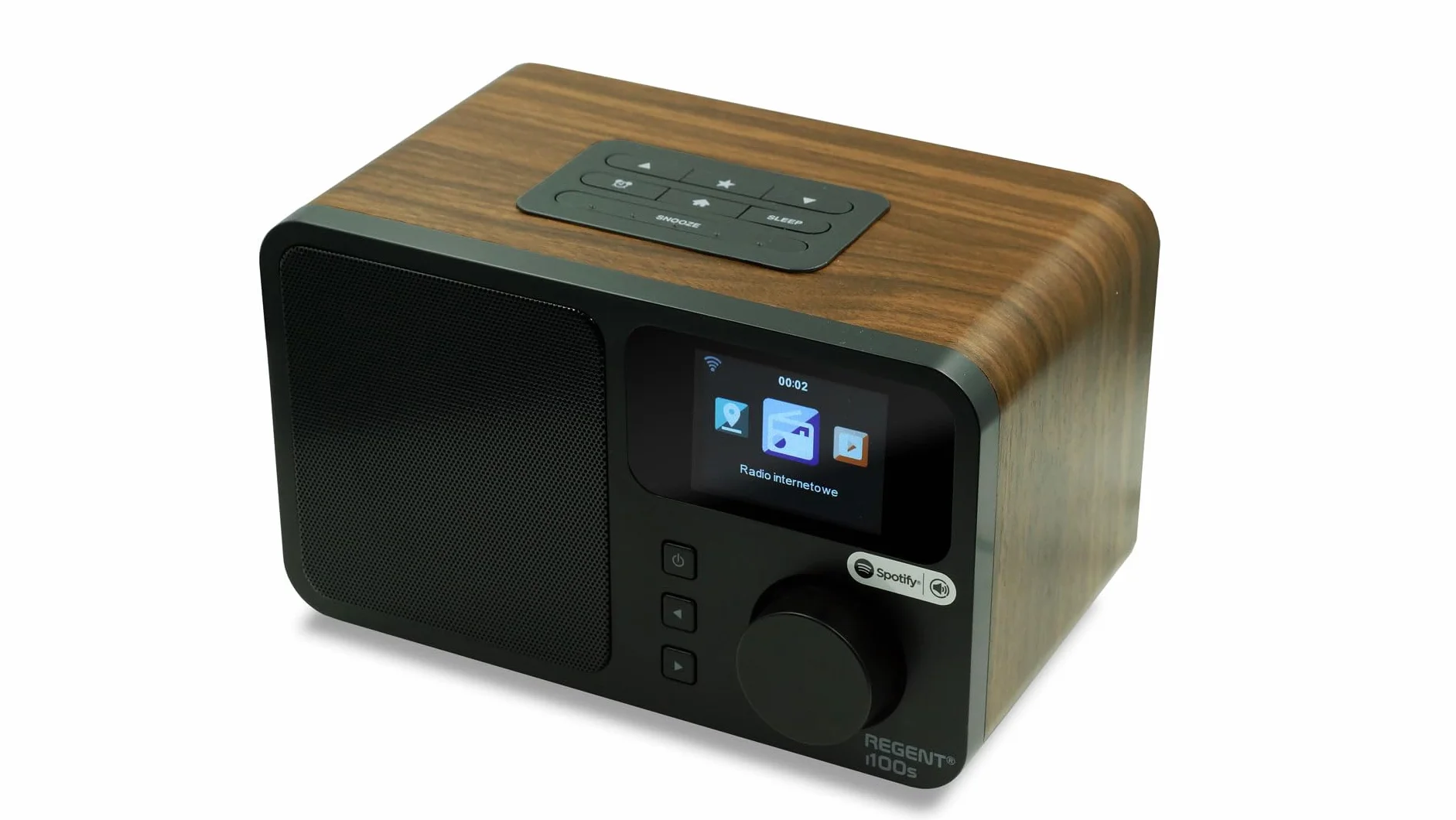 REGENT i100s Spotify Connect Radio internetowe Bluetooth Wi-Fi Radio cyfrowe kuchenne z wyświetlaczem LCD