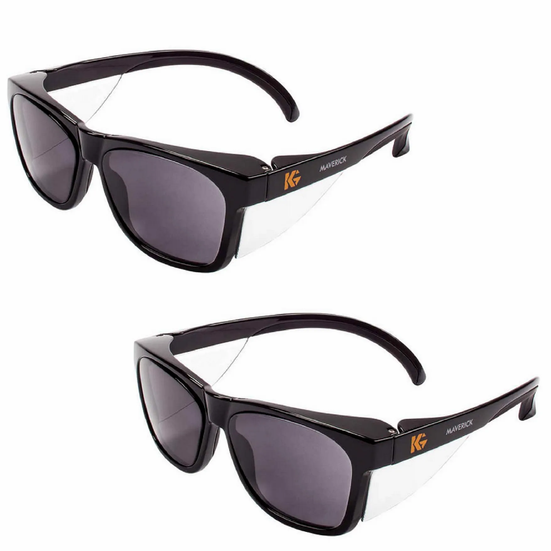 Kleenguard Maverick okulary ochronne ze zintegrowanymi ekranami bocznymi (2 pary)
