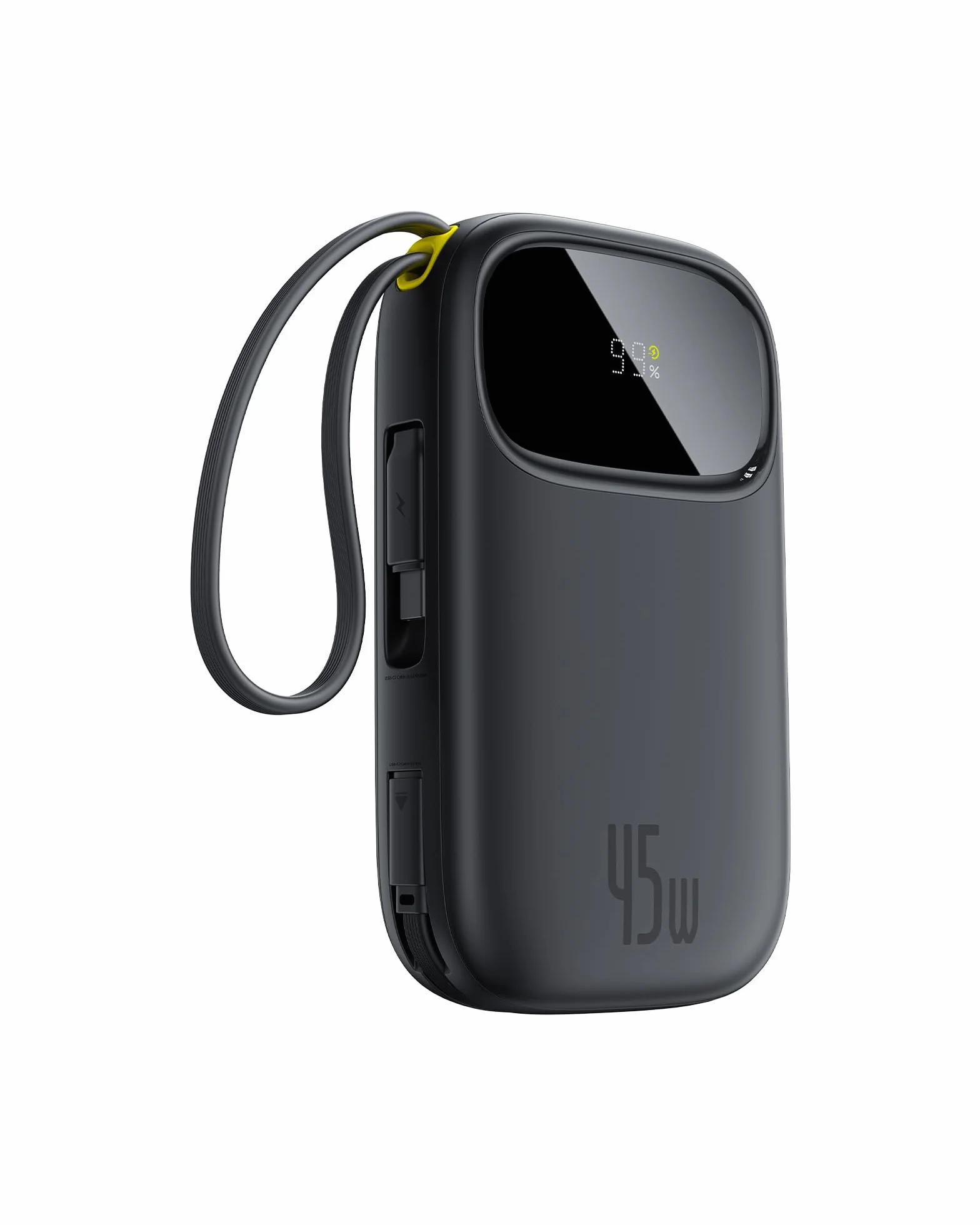 Baseus QPow3 Powerbank 45 W 20 000 mAh 2 wbudowane kable USB-C PD3.0 QC4.0 3 USB C 1 USB A zewnętrzny akumulator