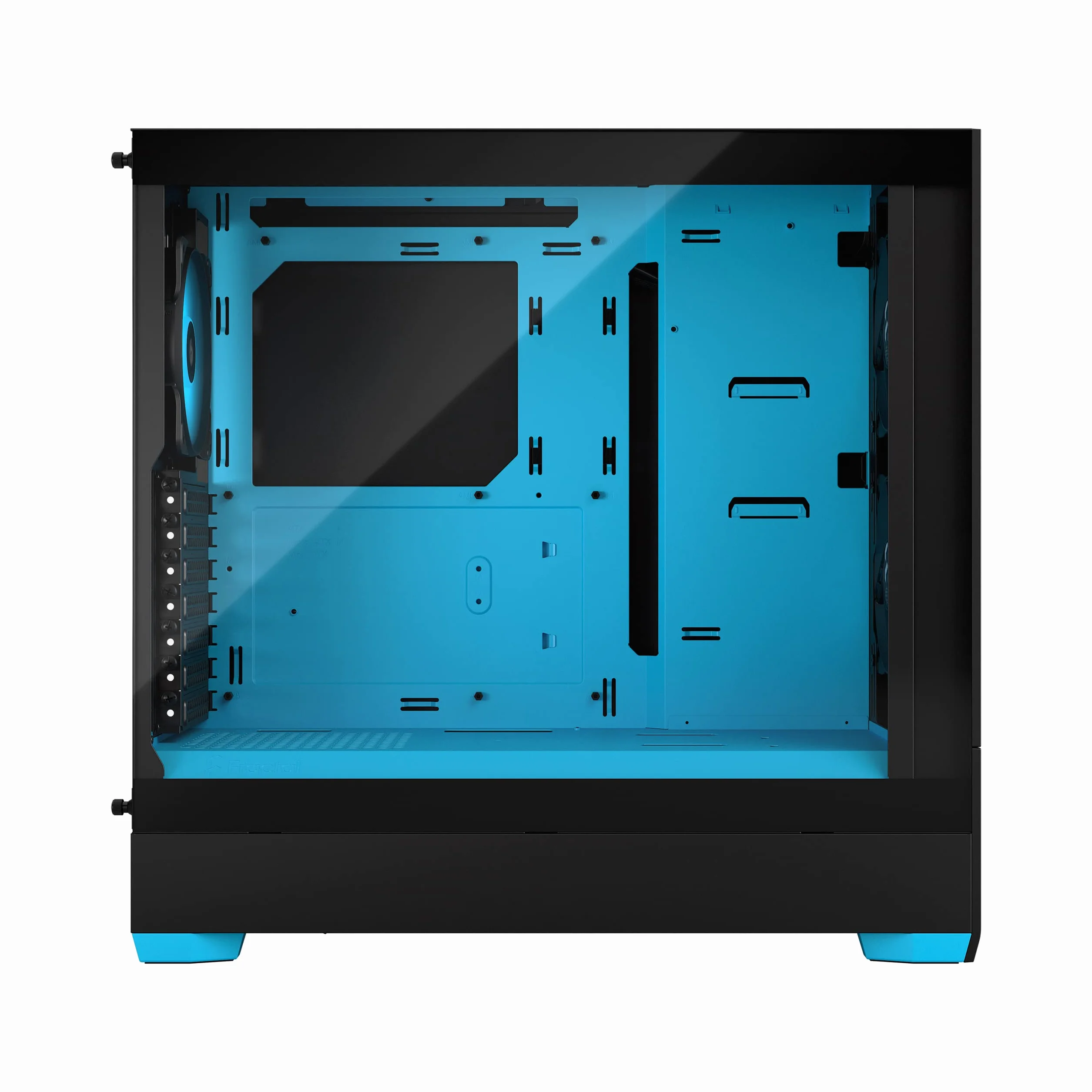 Fractal Design Pop Air RGB obudowa komputera ATX czarny cyjan szkło hartowane