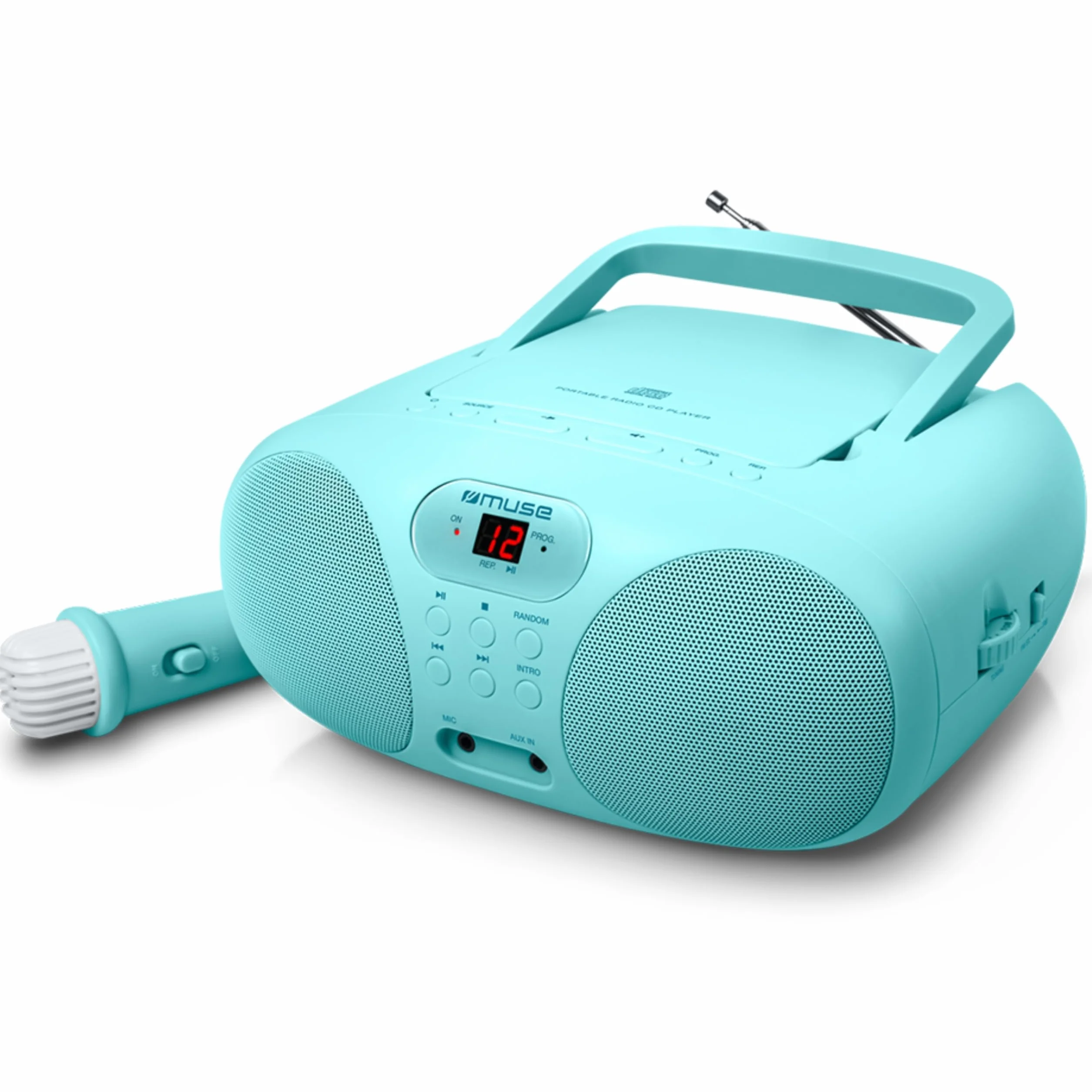 MUSE Radioodtwarzacz MD-203 KB, Miętowy