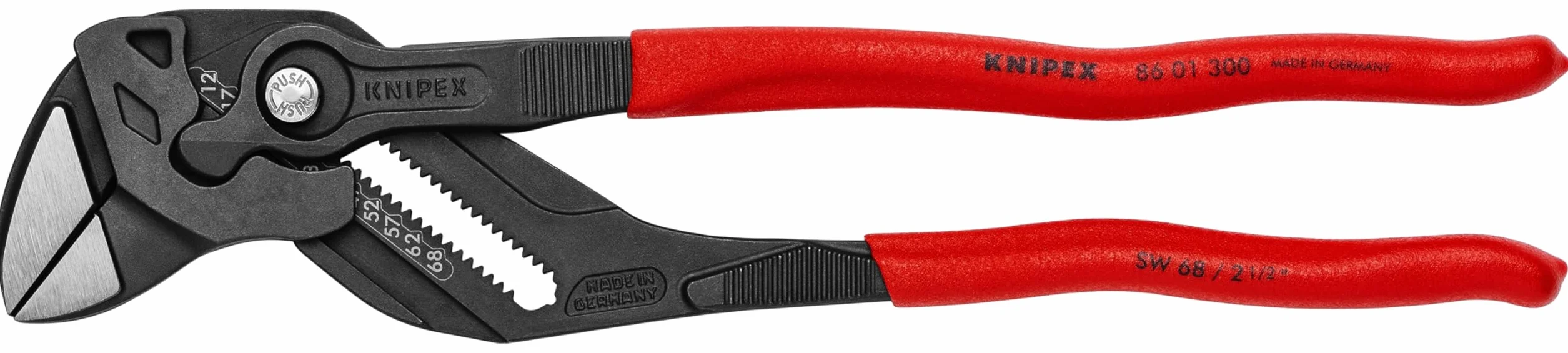 Knipex - Zestaw 3 szt. czarnych szczypiec (17.8 cm, 25.4 cm i 30.5 cm) (002006US3)