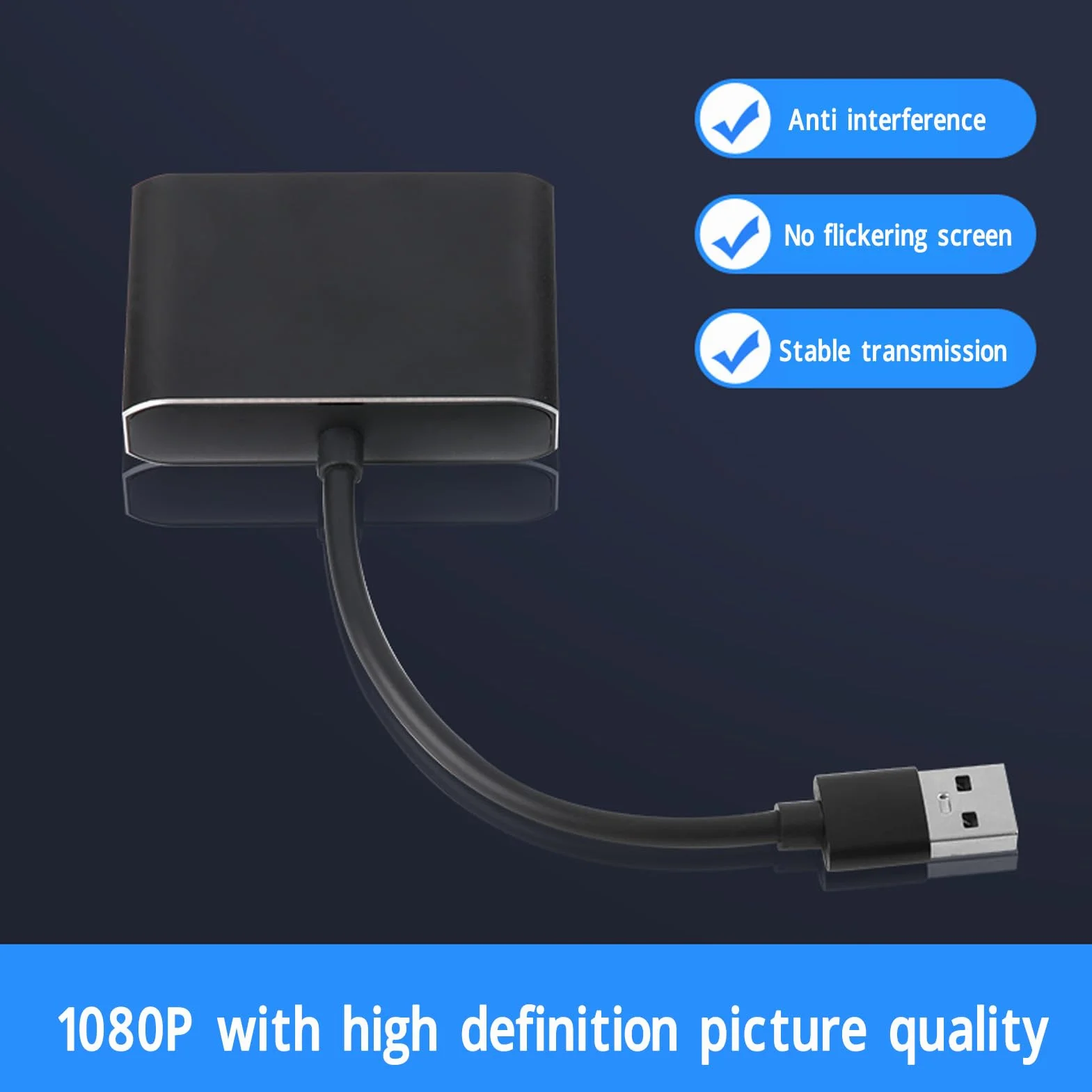 Adapter USB 3.0 na Podwójny HDMI 1920x1080P 5 Gb/s Rozdzielacz USB na 2 Monitory