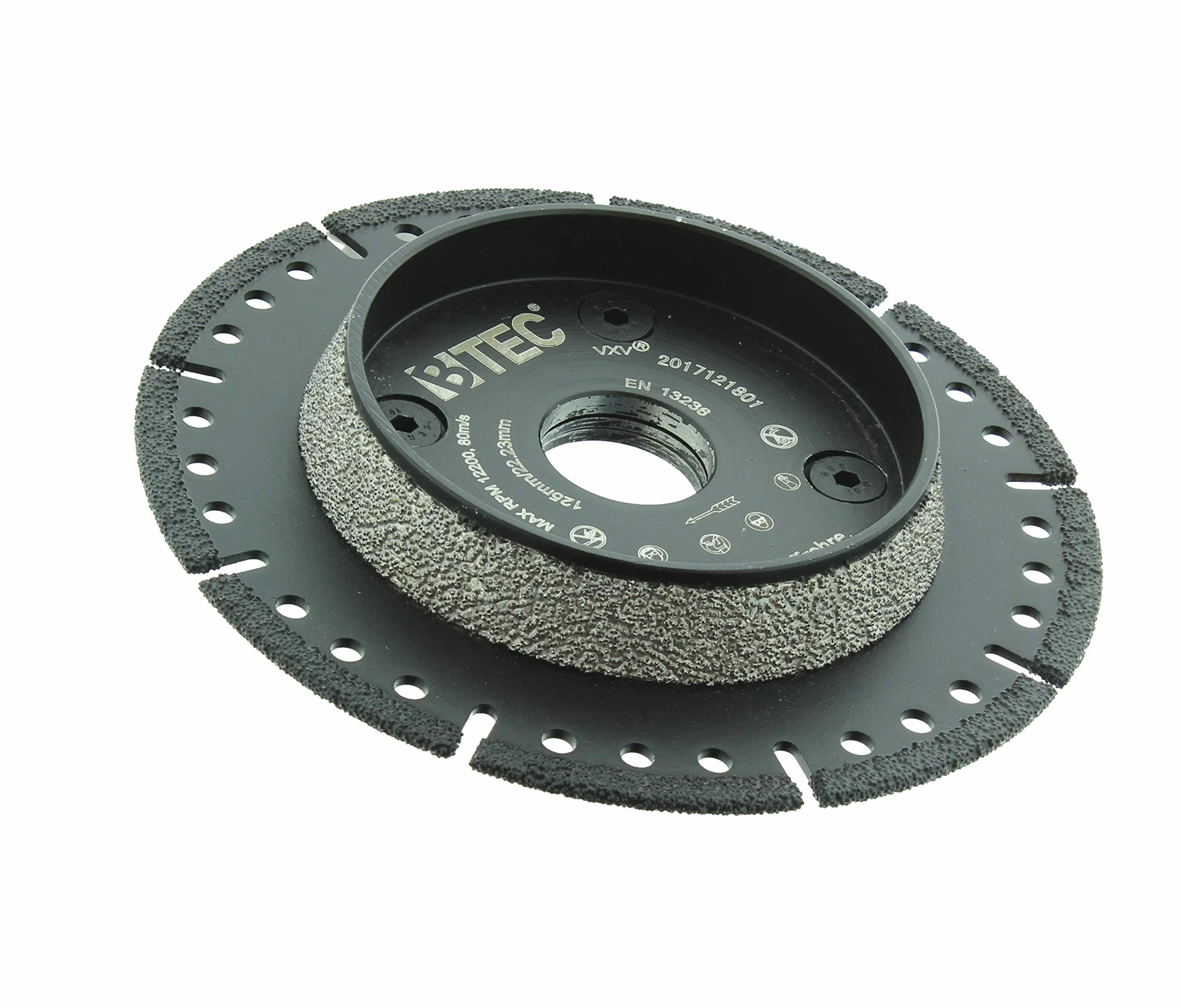 BTEC KG tarcza do cięcia rur, tarcza fazowa 125 mm, tnąca do PIPECUT KG, tarcze do rur PCW, PP
