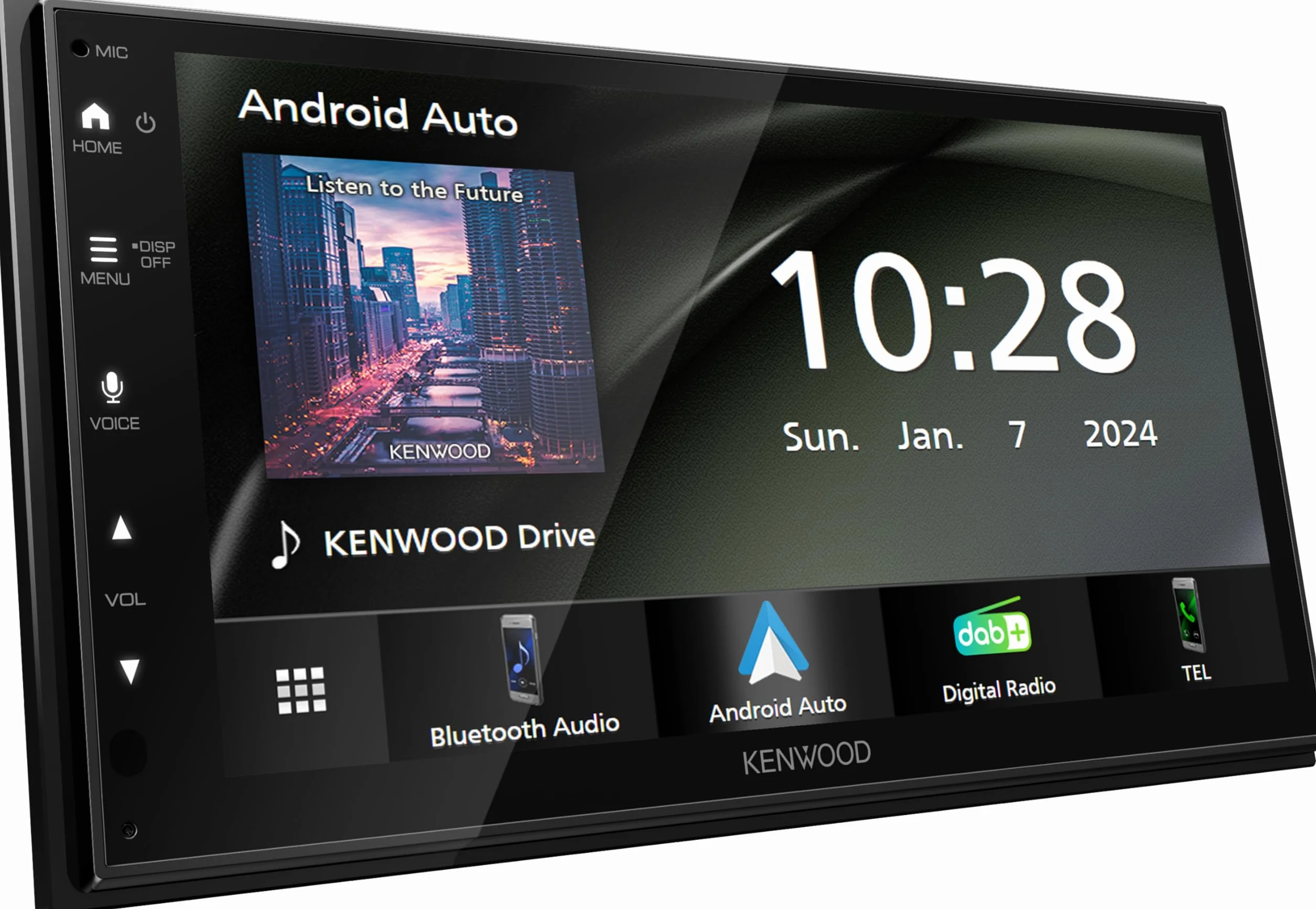 KENWOOD DMX5023DABS 17,3 cm WSVGA Moniceiver DAB+/FM CarPlay Android Auto Bluetooth DSP 4x50W