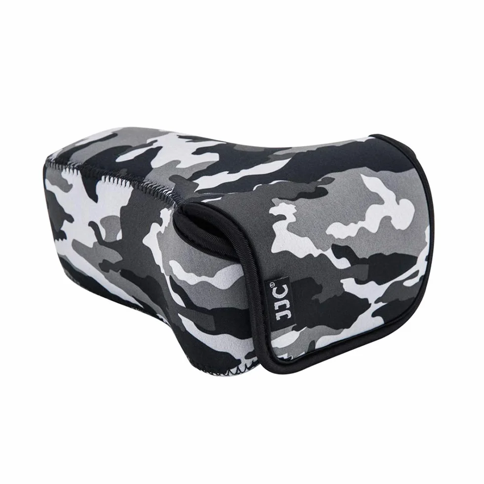 Ultralekki neoprenowy futerał na aparat torba do przechowywania DSLR pokrowiec ochraniacz do Sony A6600 A6500 A6100 A6300 A6400 A5100 NEX-5N +55-210 mm obiektyw Fujifilm X-T30 X-T20 X-T10 Olympus