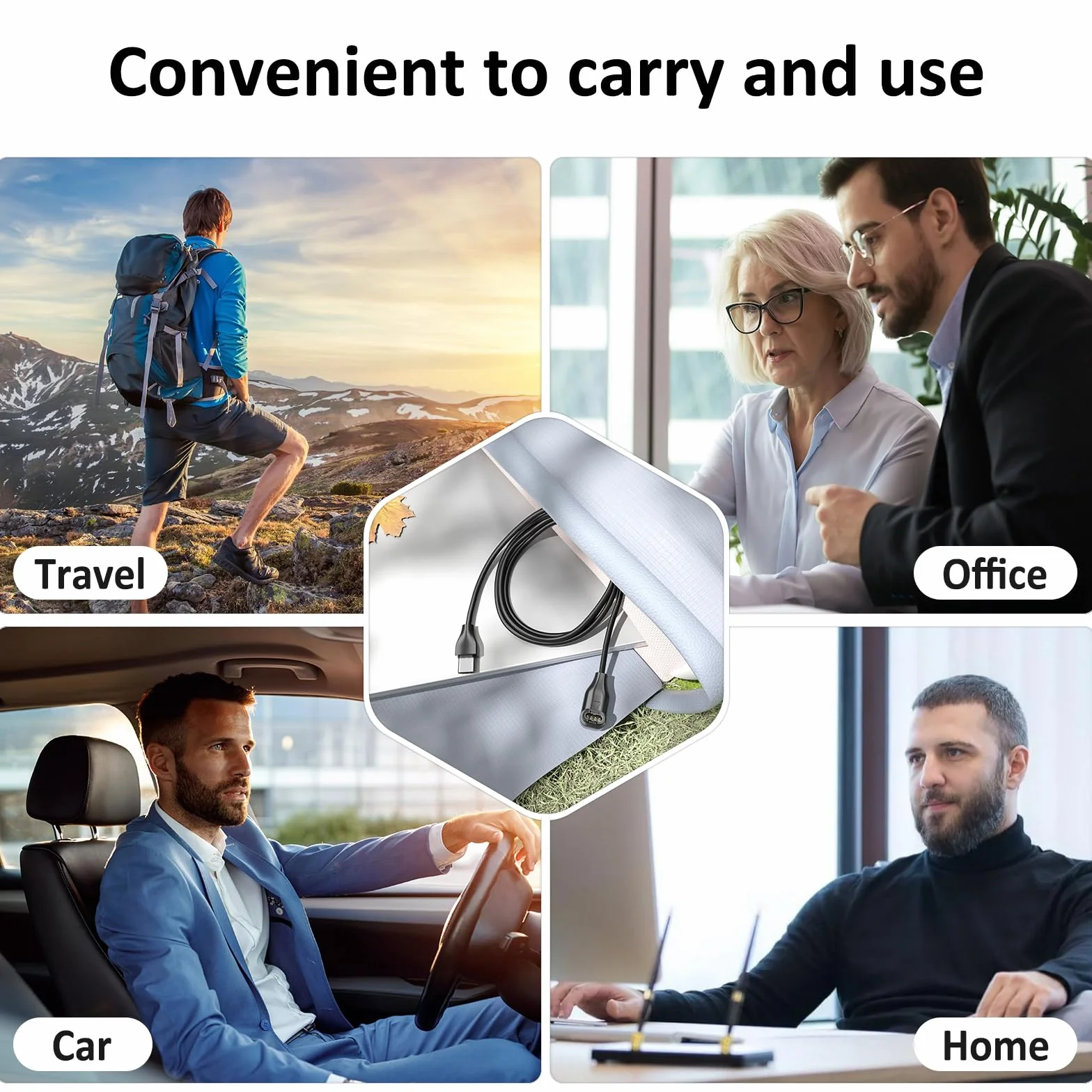 2 Pack kabel do ładowania dla zegarka Garmin, 100cm/3,3ft USB-C i USB-A kątowe ładowarki dla serii Garmin Fenix/Venu/Forerunner/Instinct/Vivoactive/Approach