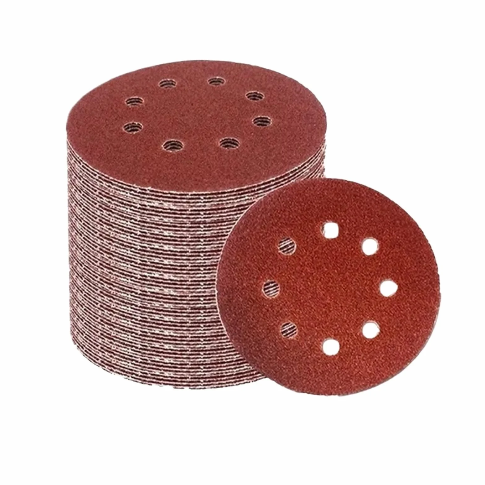 Paski ścierne, papier ścierny, 50 szt. 8 otworów, 125 mm, papier ścierny, tarcza ścierna do obróbki drewna i metalu, narzędzie ścierne, polerowanie, gradacja 40/1000/2000(1000 Grit)