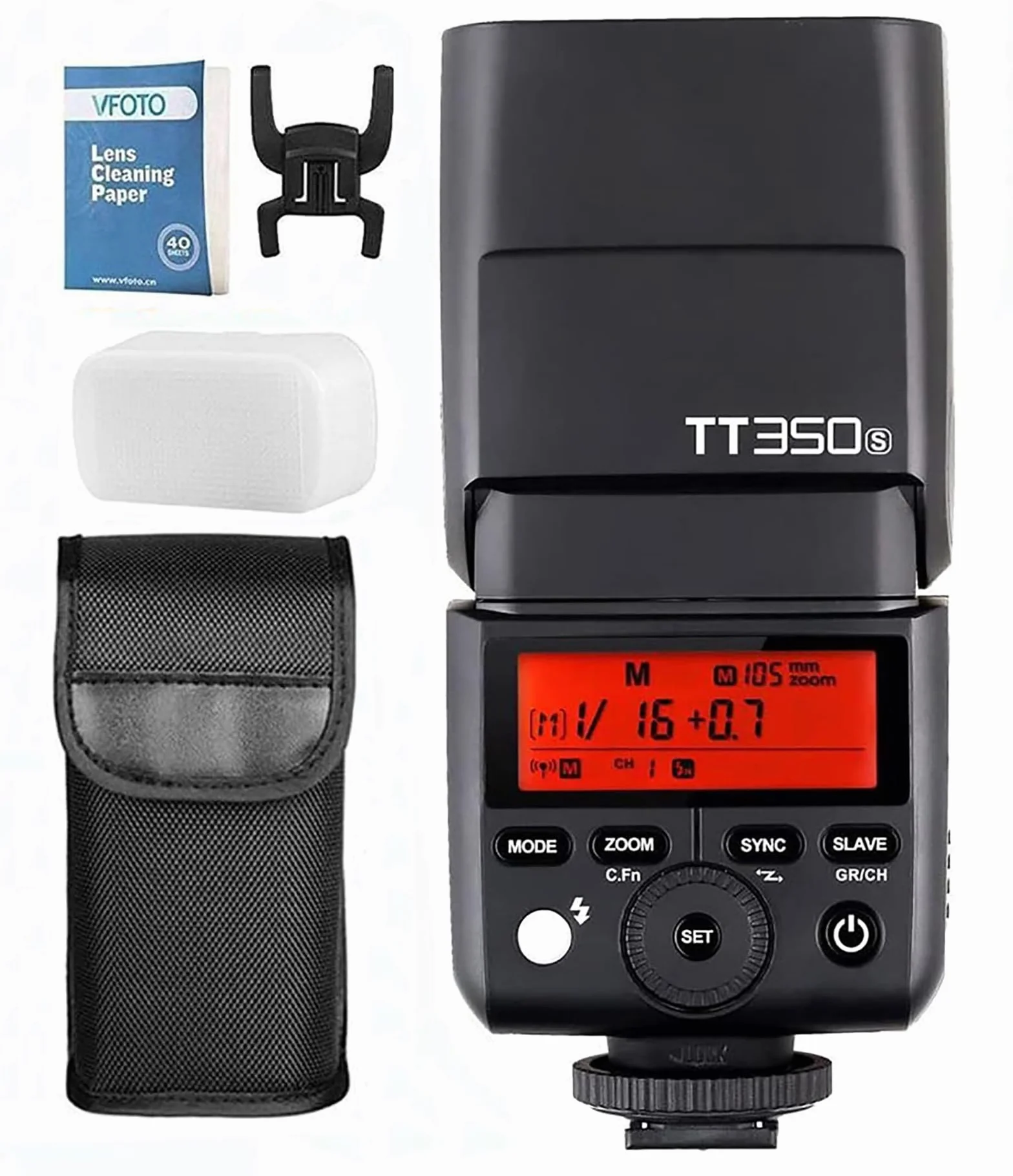 Godox TT350s 2.4G HSS TTL II lampa błyskowa GN36 Speedlite do Sony A7R A6300 A6000