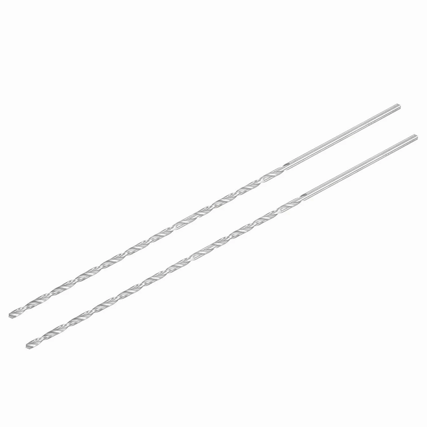 Zestawy wierteł, narzędzia rzeźbiarskie, 2 szt. Bardzo długi skręt, długość 300 mm Stal szybkotnąca HSS, chwyt prosty, spirala do drewna, aluminium, tworzywa sztucznego(20 * 300mm)