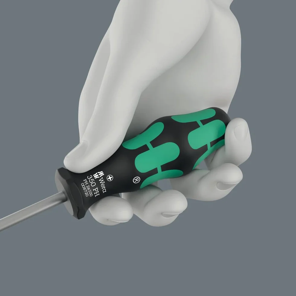 Rękojeść z uchwytem do bitów z pierścieniem zabezpieczającym 1/4” 232mm Wera