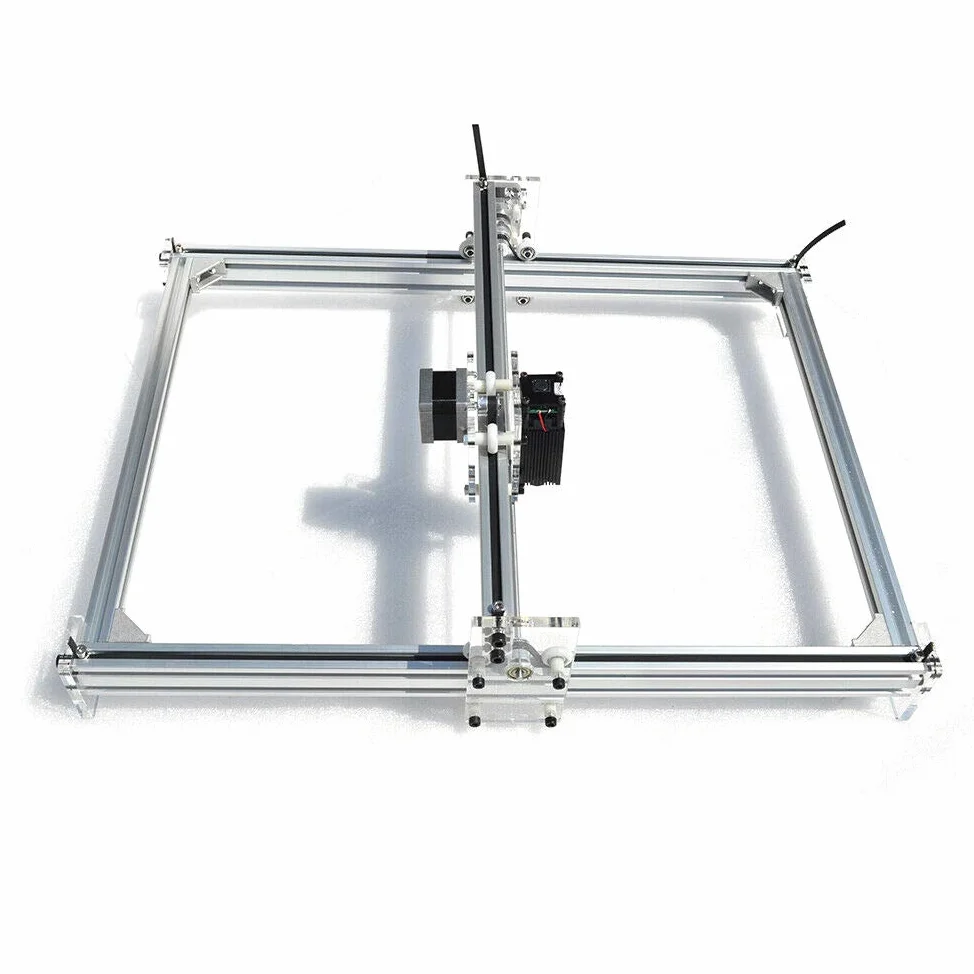 Maszyna do grawerowania laserowego 50 W, "zrób to sam", do grawerowania laserowego CNC, ochrona oczu, nóż laserowy do drewna, metalu, DIY, ręczne wykonanie, duża powierzchnia grawerowania 400 x 500 mm