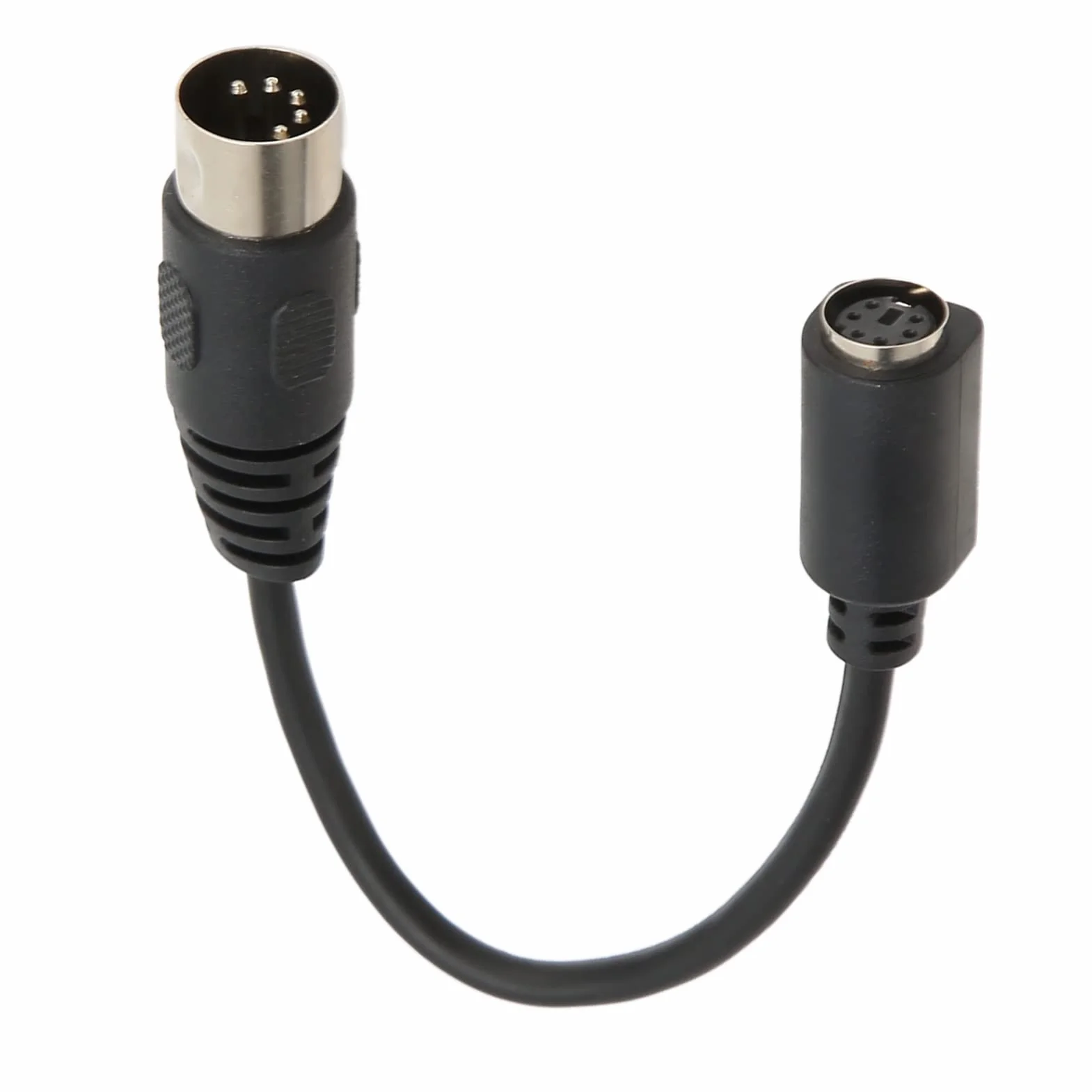 Kabel Konwerter Myszy Klawiatury DIN 5 Pin Męski do Mini DIN 6 Pin Przewód Adapter 5.9in