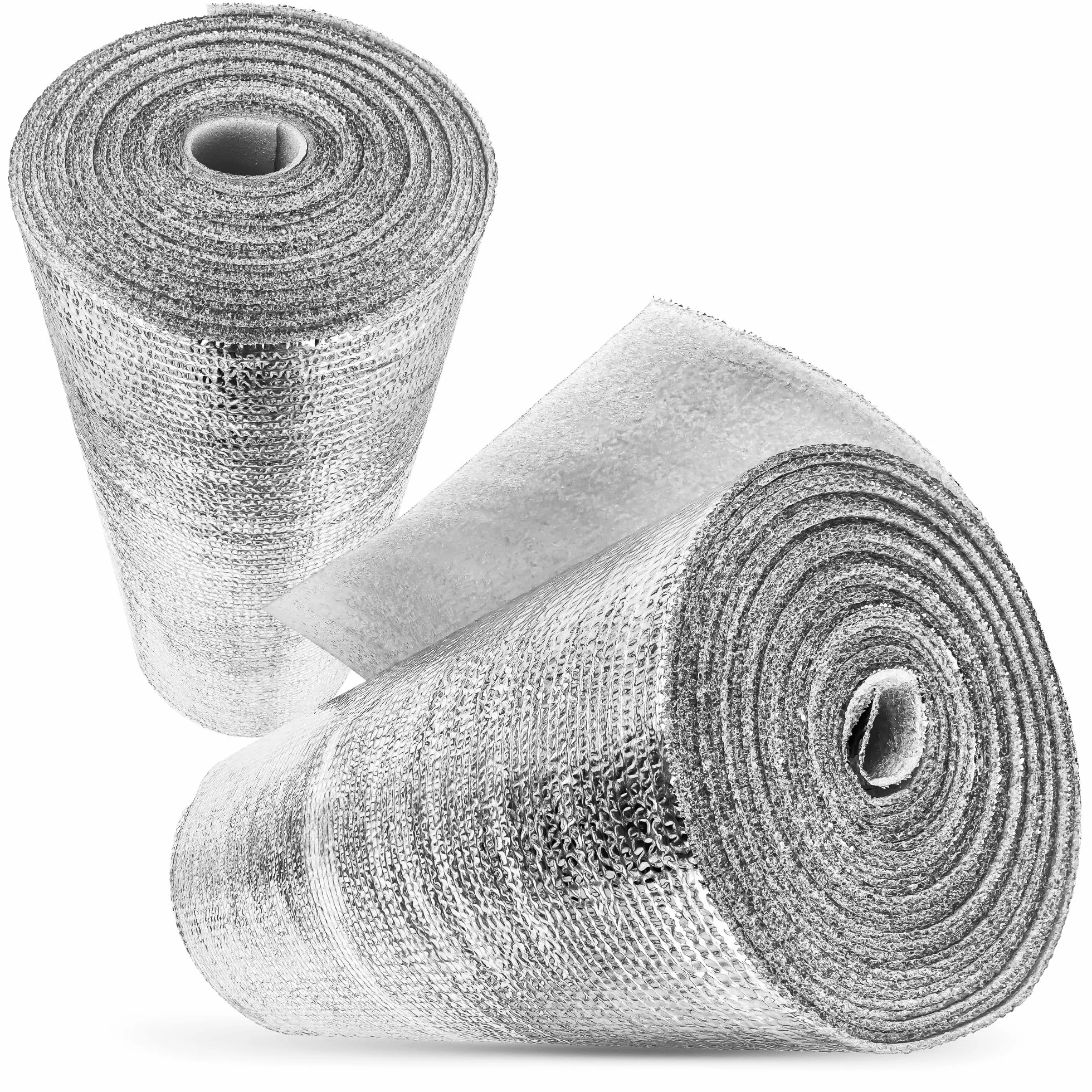 FLOWTOP folia odblaskowa do grzejników, 10 m x 0,5 m, folia izolacyjna, płyta odblaskowa, folia izolacyjna 3 mm, folia termiczna, folia aluminiowa, folia izolacyjna, metaliczna