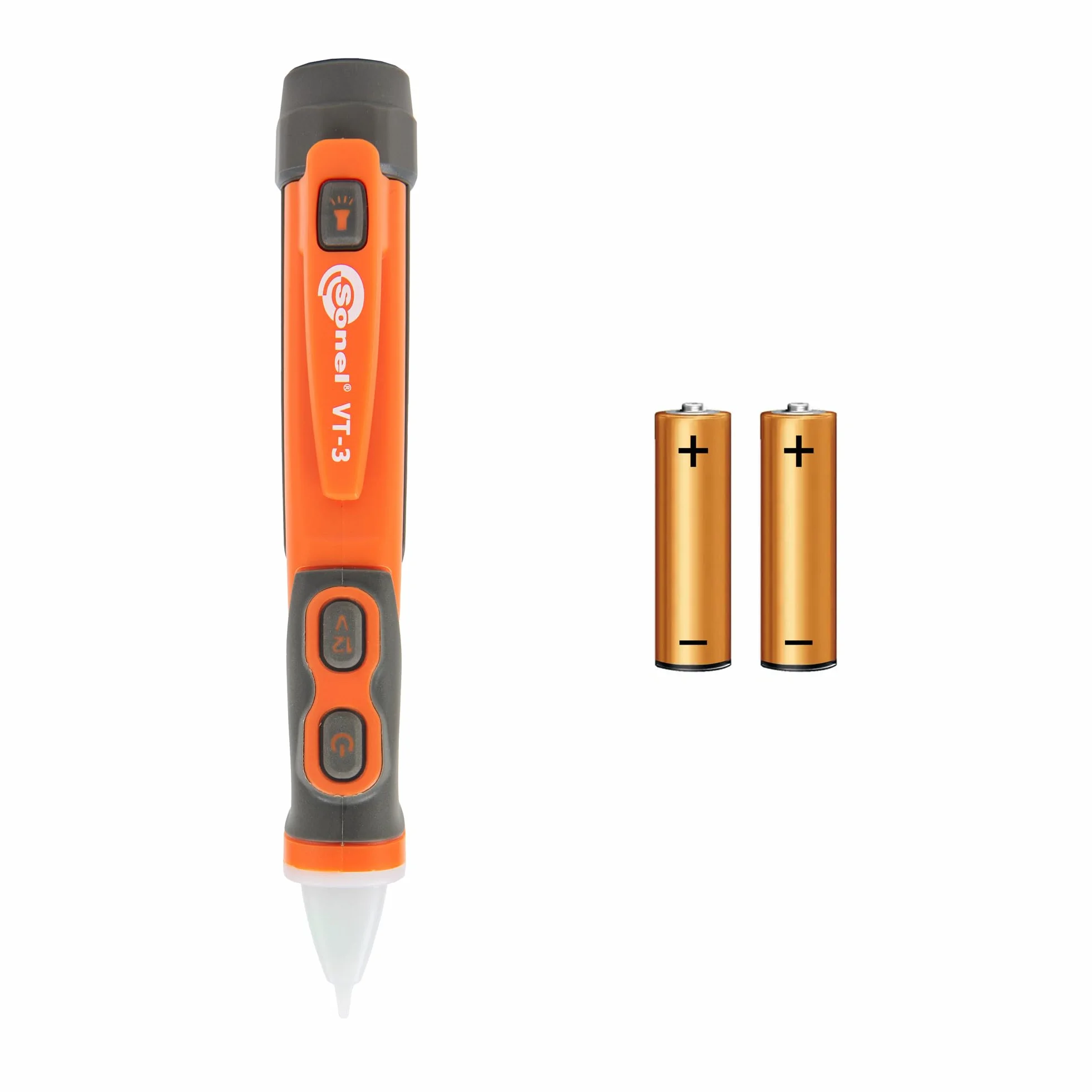 SONEL VT-3 Bezdotykowy wskaźnik napięcia - Tester prądu przemiennego - zakres 12V/100-1000V - sieci 50/60 Hz - wodoodporna obudowa IP67 - alarm świetlny i akustyczny