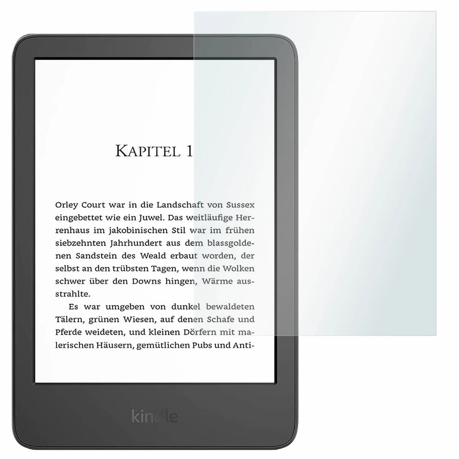 Slabo 2 x Folia ochronna na wyświetlacz kompatybilny z Amazon Kindle (2022-11. Gen.) Ochrona wyświetlacza Folia ochronna Folia Crystal Clear KLAR