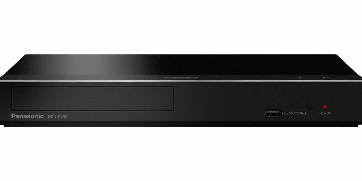 Panasonic DP-UB450 odtwarzacz Blu-ray Ultra HD (4K, obługa wielu formatów HDR - HDR10+ i Dolby Vision™, usługi VOD 4K, TWIN HDMI PURE AV), czarny