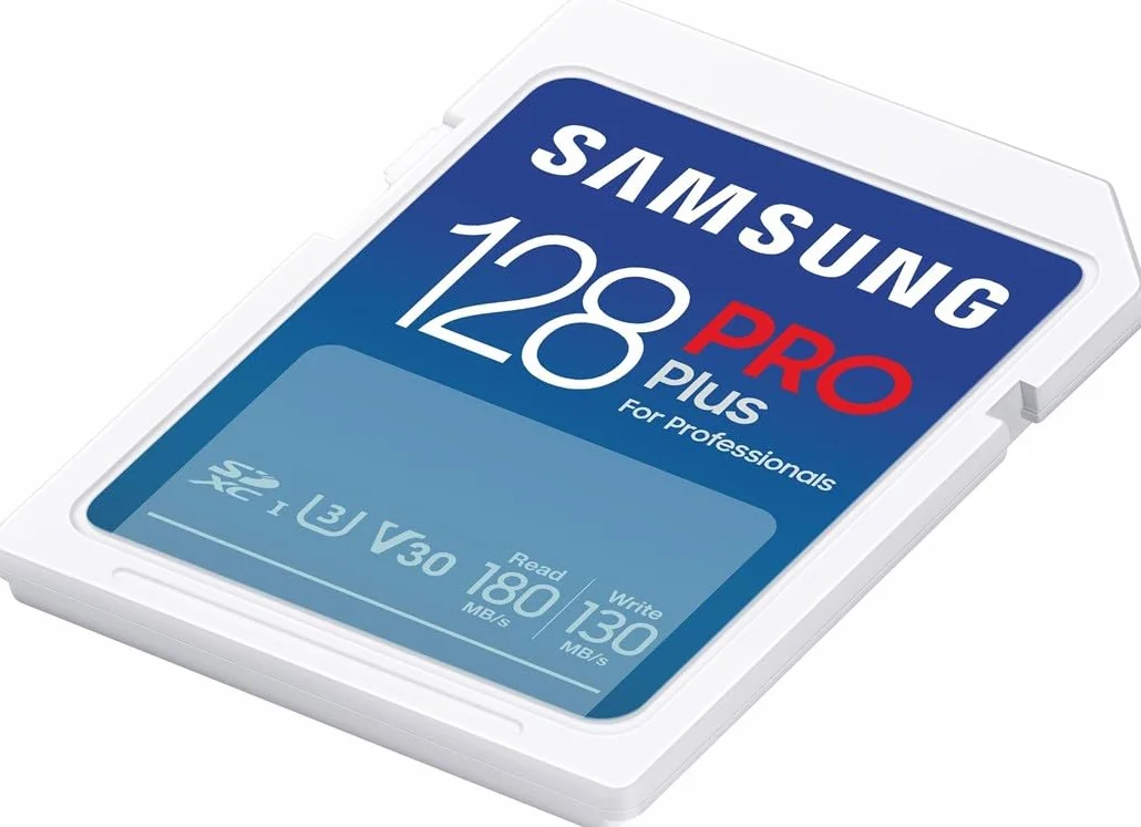 Samsung PRO Plus karta SD 128 GB UHS-I U3 odczyt 180 MB/s zapis 130 MB/s