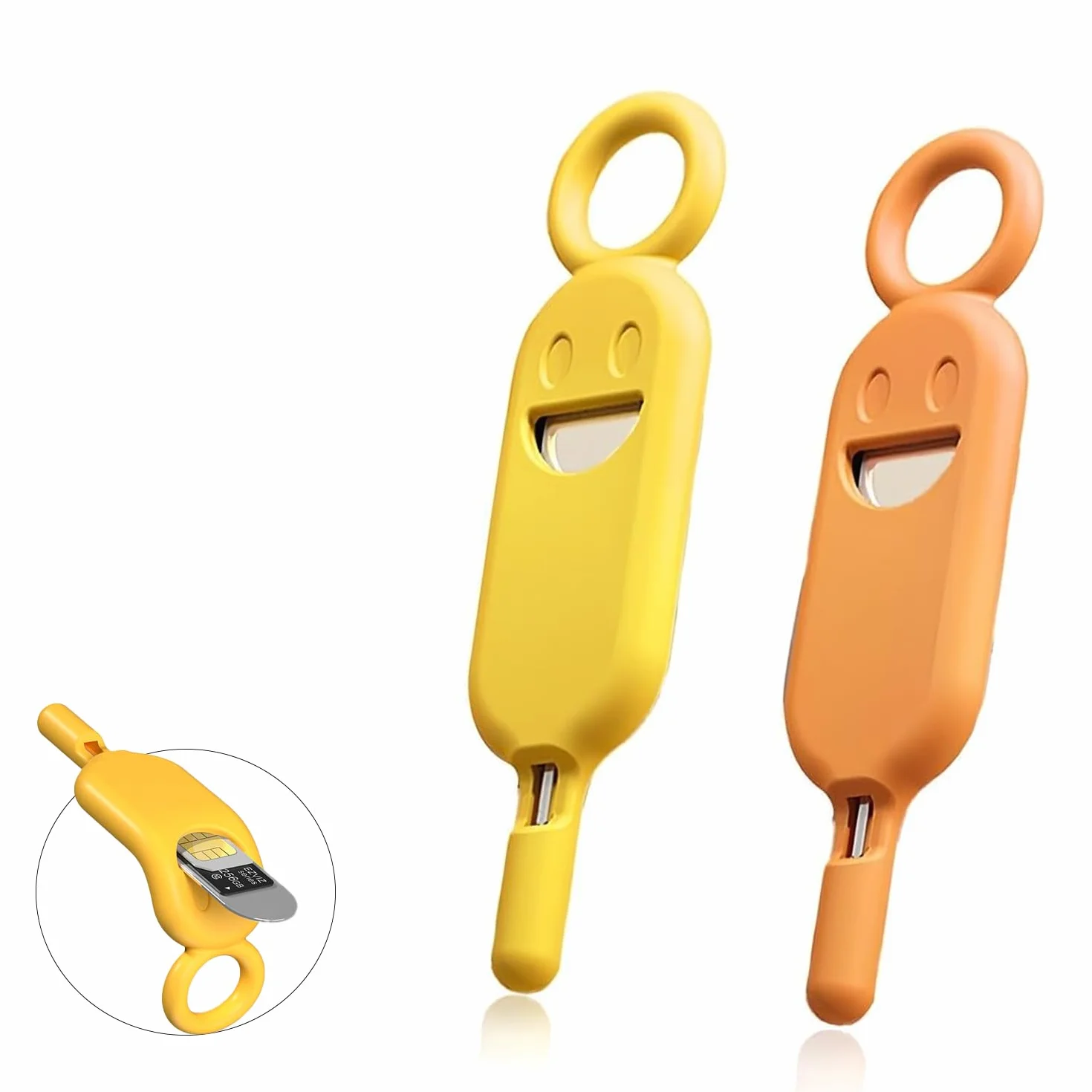 Adapter karty SIM 2 sztuki, Pop-Up Pin, uniwersalny, kompatybilny z telefonami i tabletami
