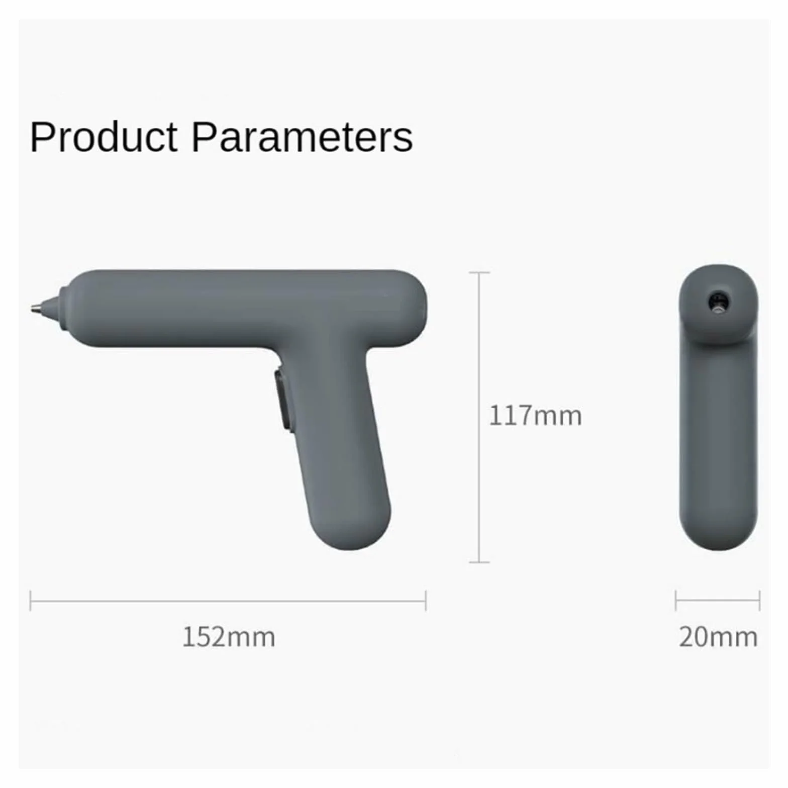 Pistolet Do Kleju Na GorąCo 4.2V Bezprzewodowy Pistolet Do Klejenia Na Gorąco 7mm Klej W Sztyfcie Narzędzie Do Klejenia Na Gorąco Typ C Akumulator Proces DIY Narzędzie Do Konserwacji Elektronarzędzie
