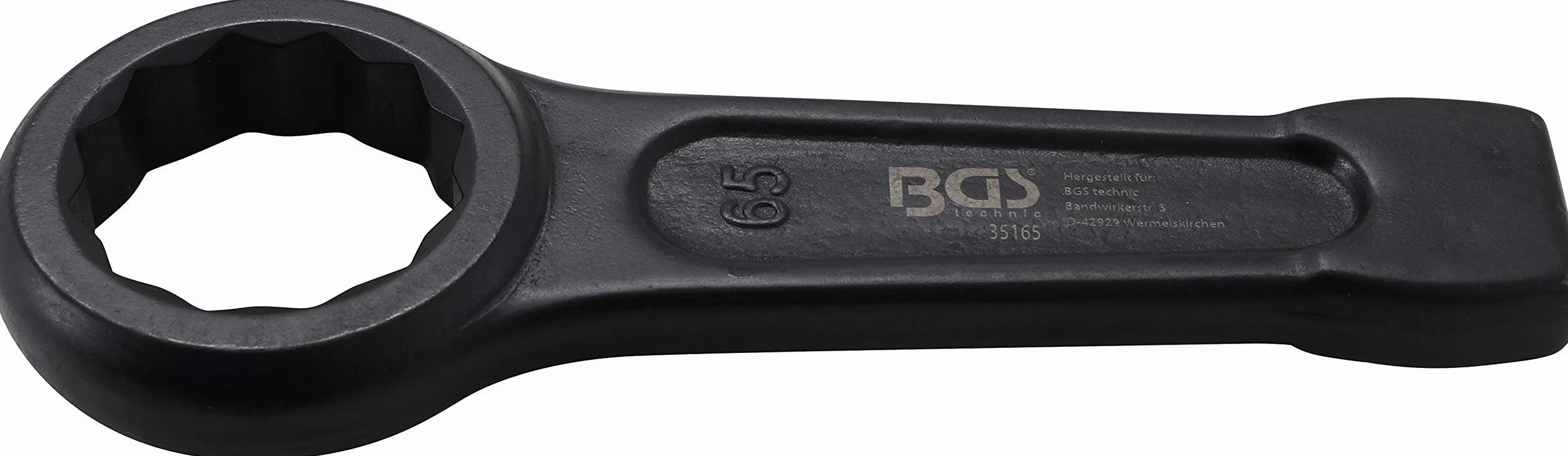 BGS 35165 | Klucz oczkowy do podbijania | 65 mm