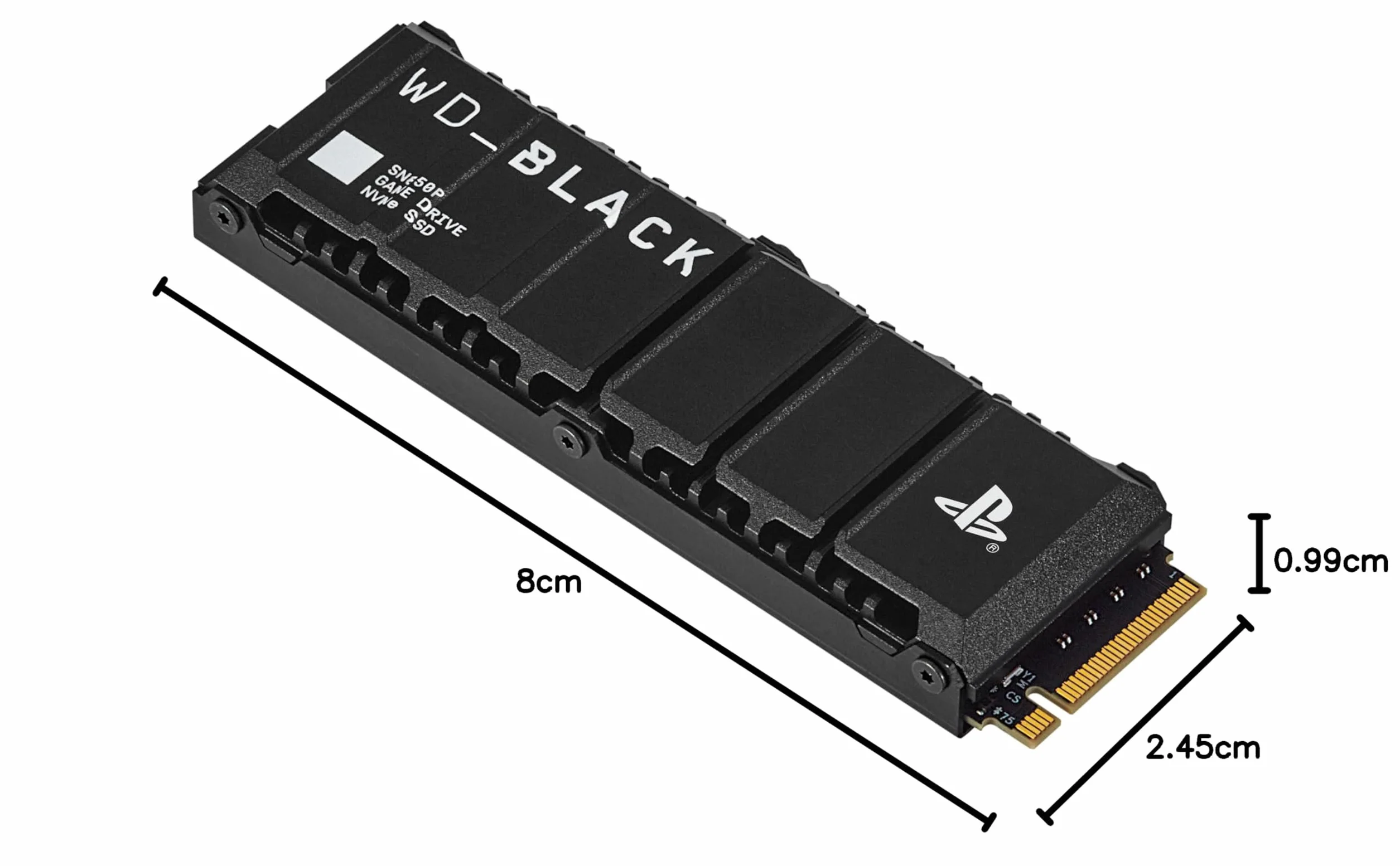 WD_BLACK 4TB SN850P NVMe SSD, oficjalna licencja na konsole PS5, prędkość odczytu do 7300 MB/s, M.2 2280, ekskluzywna konstrukcja radiatora