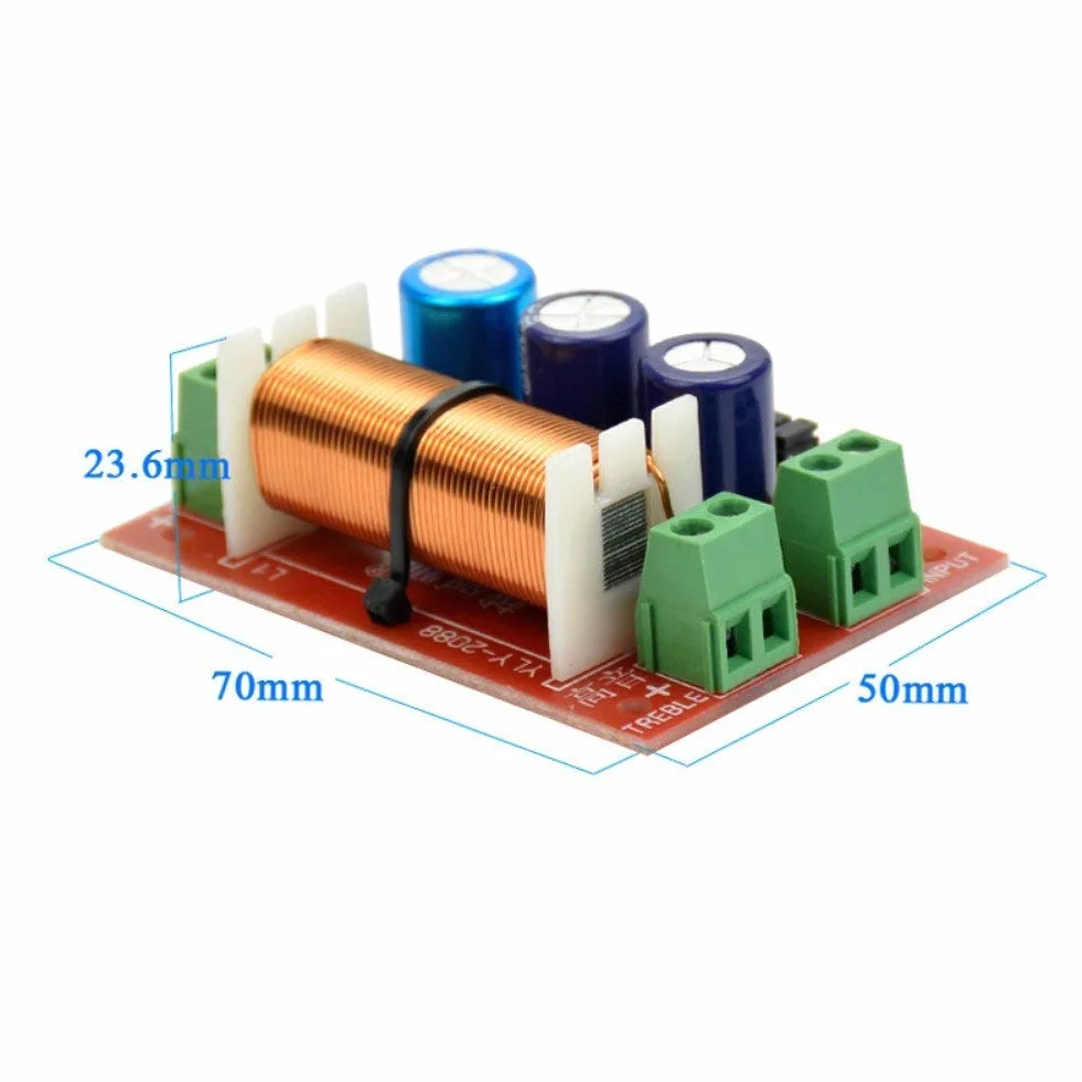 DollaTek 400W Regulowany wielog?o?nikowy filtr zwrotnicy tonów wysokich/basów 2-kana?owy filtr zwrotnicy