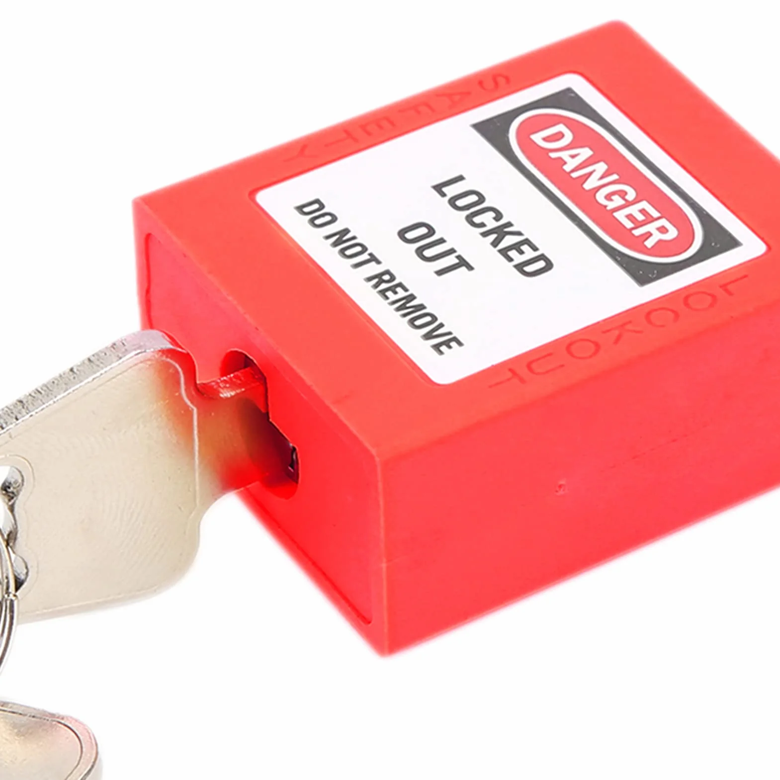 Lockout kłódka, 10 metalowych zamków Lockout Tagout z 20 kluczami, kłódki bezpieczeństwa, czerwone, do użytku wewnątrz i na zewnątrz, do warsztatu, fabryki, garażu (czerwona)