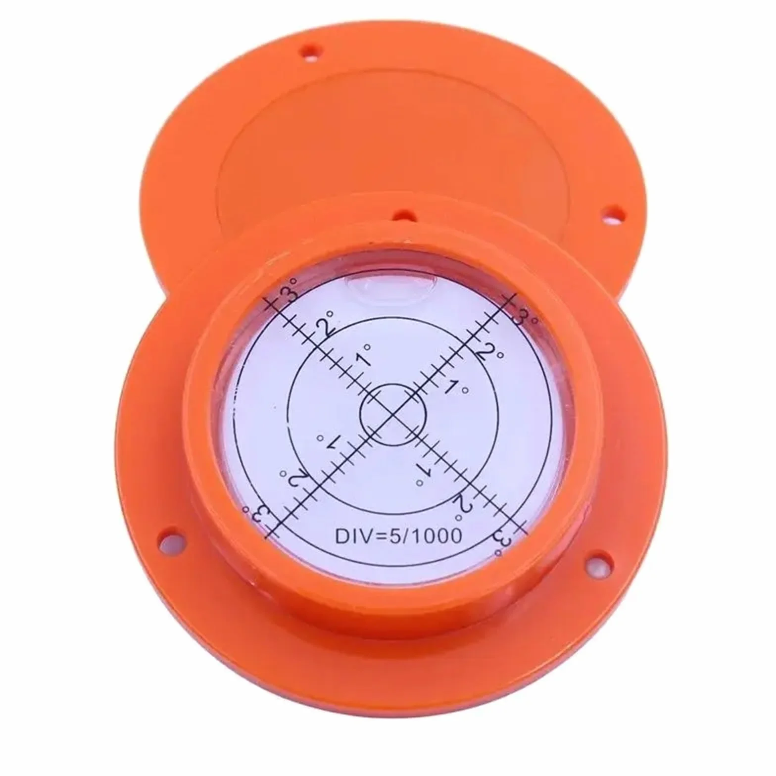 Krenometr do poziomicy kołowej do dźwigów, 90 x 17 mm, 1 sztuka | Okrągły pomiar bąbelków na poziomie spiralnym, urządzenie pomiarowe, rozmiar 90 x 17 mm, 1 szt. (żółty)