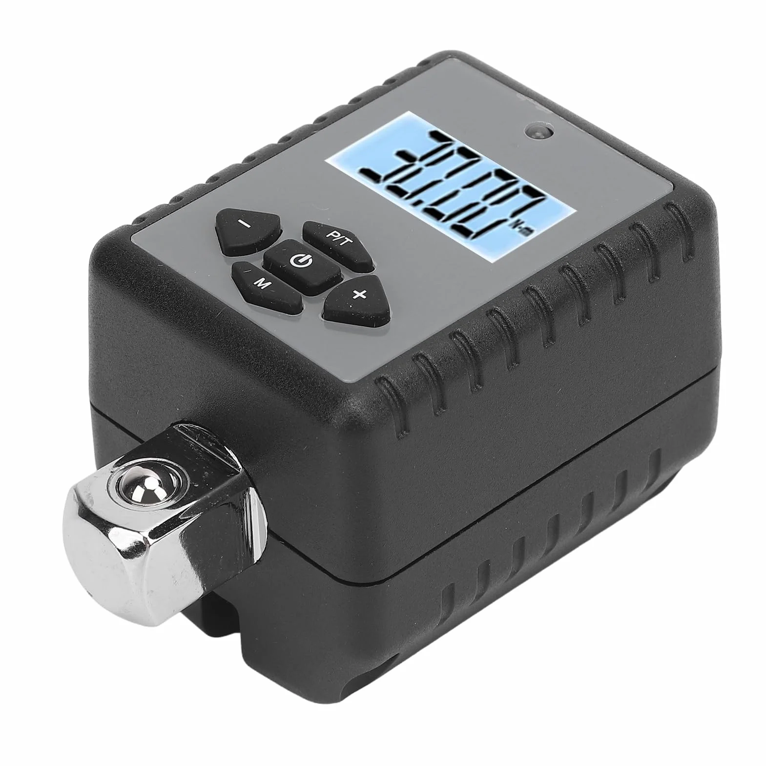 Drfeify 1 2-calowy Cyfrowy Adapter Klucza Skrętnego Stalowy ABS Elektroniczny Konwerter Klucza Skrętnego 17 na 340 N.m Pamięć Brzęczyka LED dla Mechaników Samochodowych i Motocyklowych