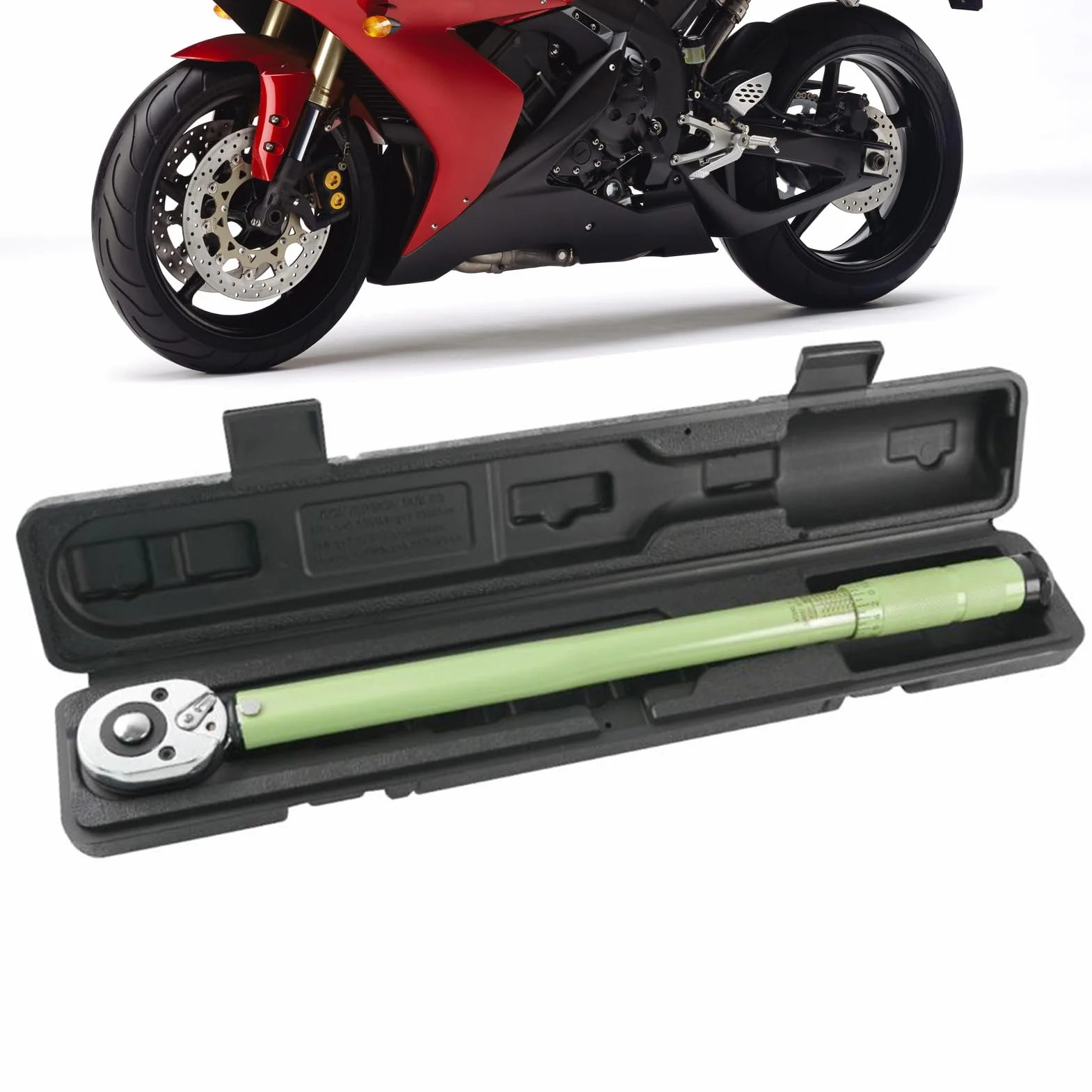 Klucz dynamometryczny do kół - 1/2 duży, wytrzymały klucz dynamometryczny do ciężkich pojazdów | Narzędzie o wysokiej precyzji do mechaniki samochodów garażowych rowerów serwisowych