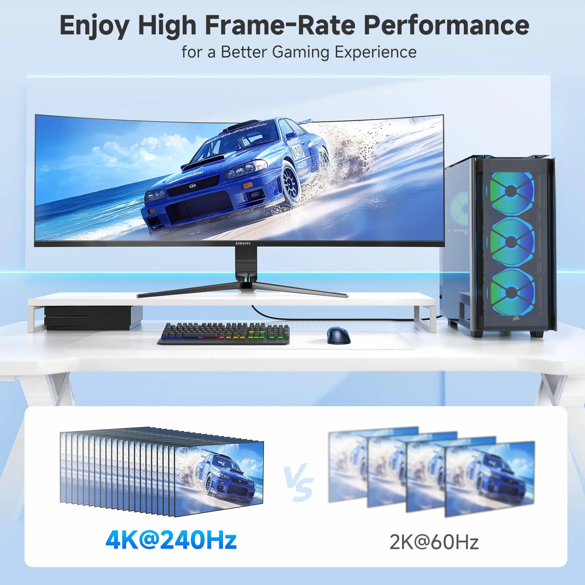Cable Matters adapter DisplayPort 1.4 do HDMI 2.1 8K 4K@240Hz 8K@60Hz DP HDMI