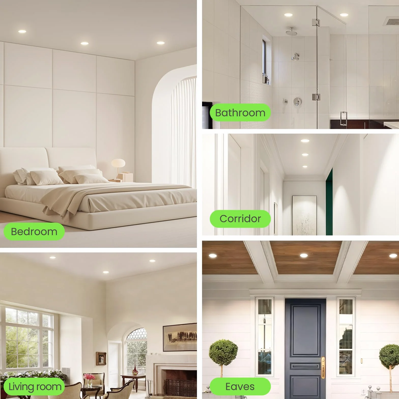 ALUSSO LIGHTING Reflektor LED Do Zabudowy 4 W, 230 V, Ultra Płaski, Ściemniany, 310 Lumenów, Ciepła, Neutralna, Zimna Biel, Regulowane Lampy, IP44, Sufitowy