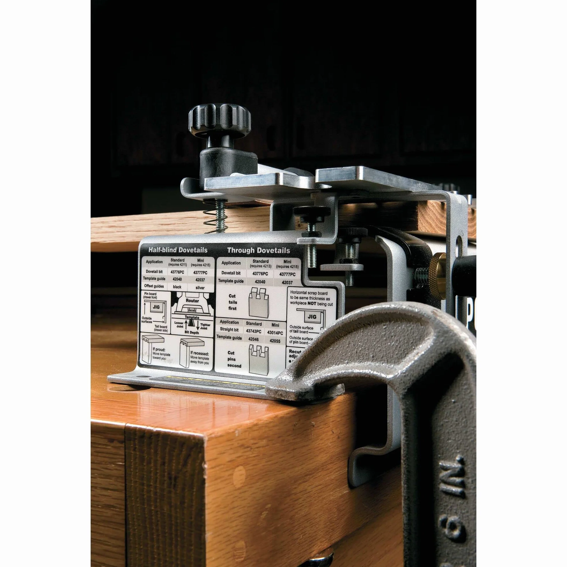 PORTER-CABLE 4216 Super Jig - przyrząd do jaskółczy ogon (4215 z mini zestawem szablonów)