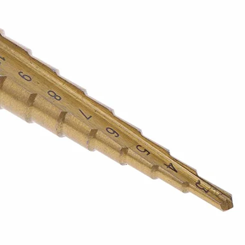 Wiercenie stopniowe bity 3-12mm powlekane wiertła stopniowe Wiertła sześciokątne Wiertło Wiertło do metalu Elektronarzędzie