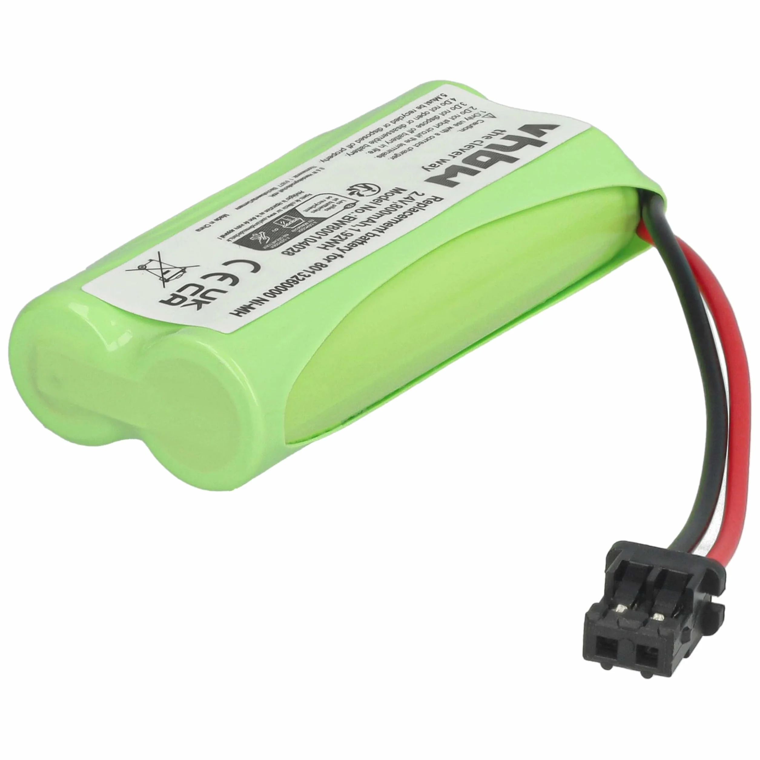 vhbw Bateria Zastępcza 800mAh 2,4V NiMH do Telefonu Bezprzewodowego