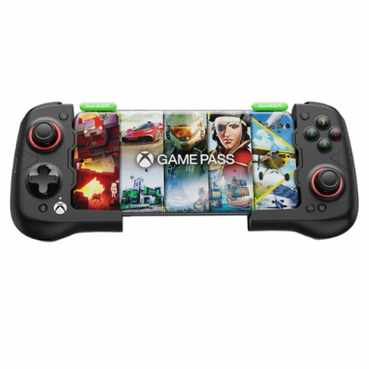 GameSir X4 Aileron bezprzewodowy mobilny kontroler do gier z systemem Android z pałeczkami z efektem Hall – dzielona konstrukcja z torbą do przenoszenia – niskie opóźnienia połączenia Bluetooth – 1