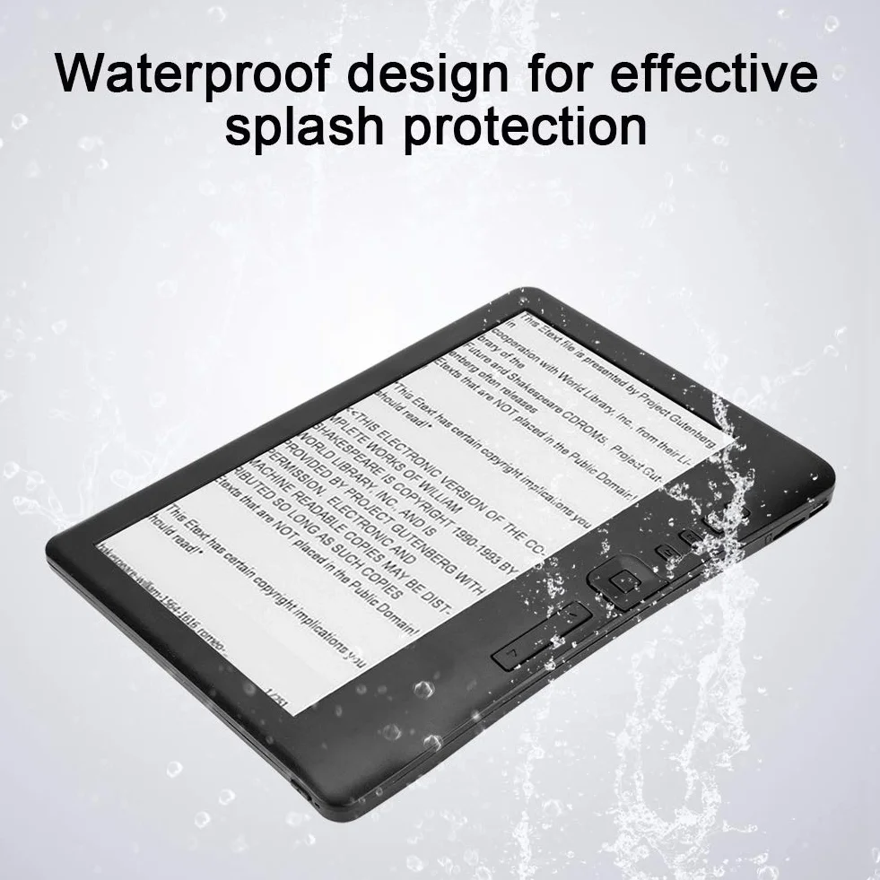 E-Reader,7-calowy wodoodporny przenośny ekran Tft Lcd Czytnik e-papierowych książek o rozdzielczości 800X480 + odtwarzacz audio, łatwy w obsłudze,wbudowana muzyka,wideo,zdjęcia (4/8/16 GB)(2#)