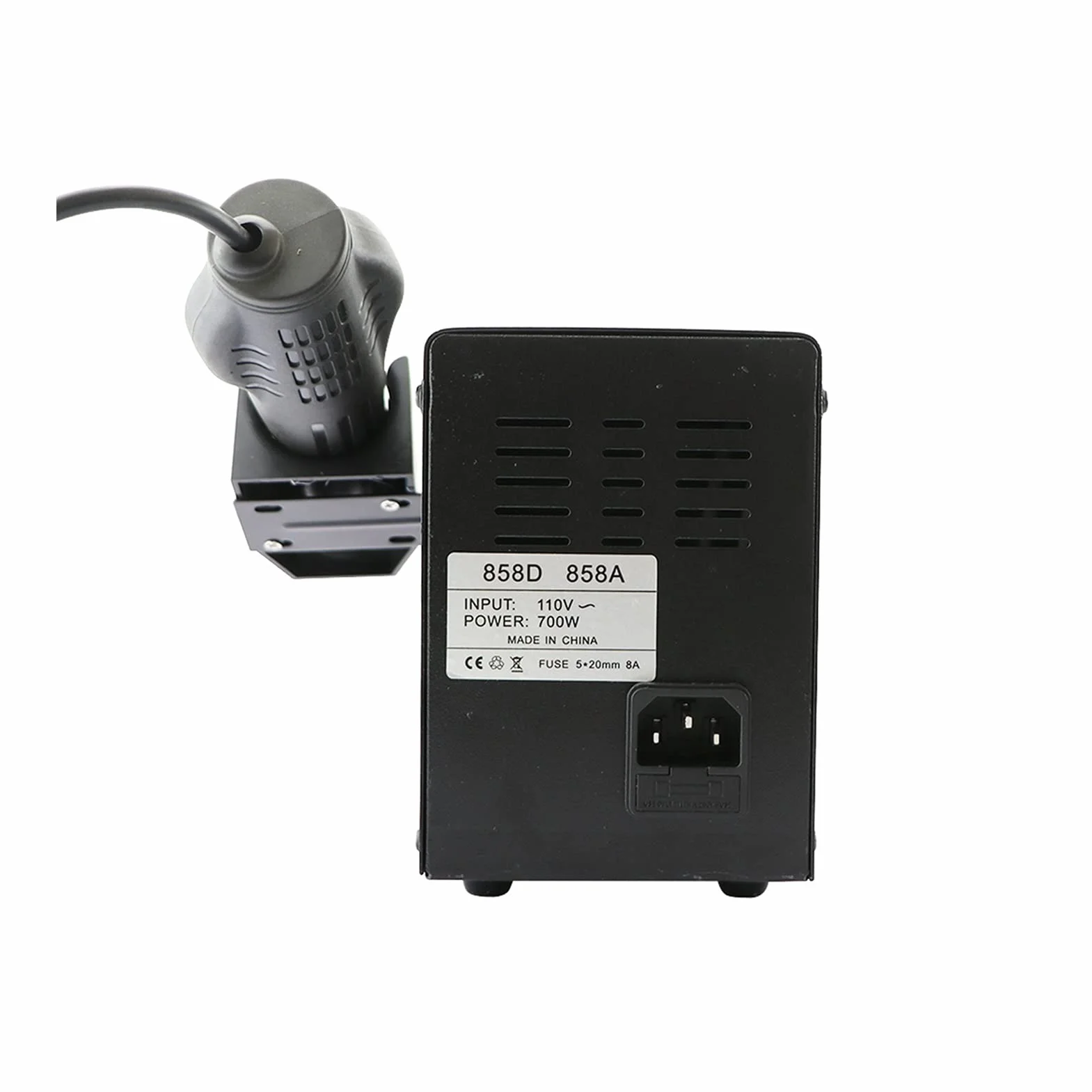 Stacja Lutownicza 858d stacja lutownicza 70 0W 110V / 220V Cyfrowy BGA SMD. Gorące powietrze Lutownia Lutownica Revorning Opetion Repailing Narzędzia(SET-1)