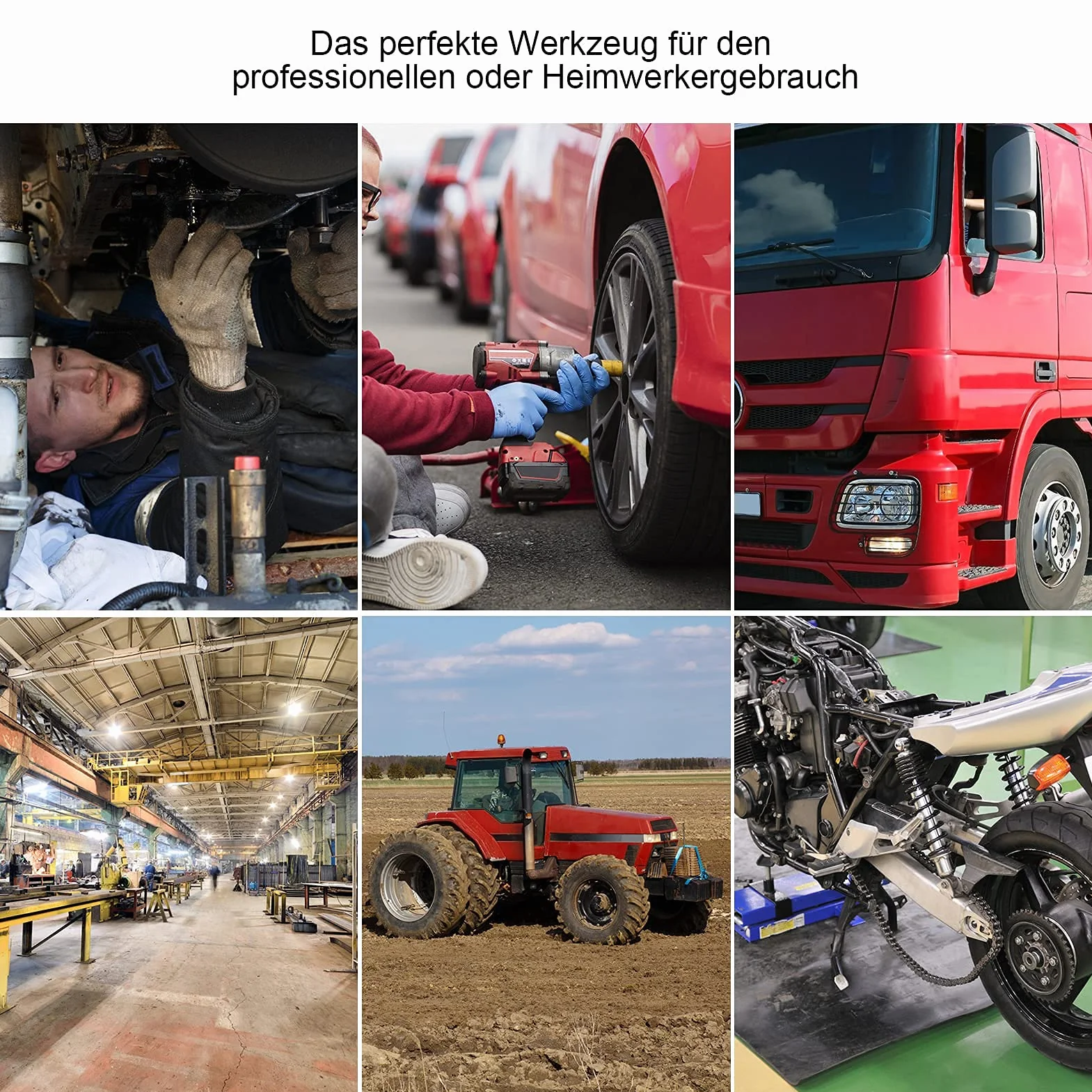 Zestaw nasadek udarowych, 15-częściowy, nasadki do kluczy nasadowych 1/2", 10-32 mm, zestaw końcówek udarowych do prac śrubowych