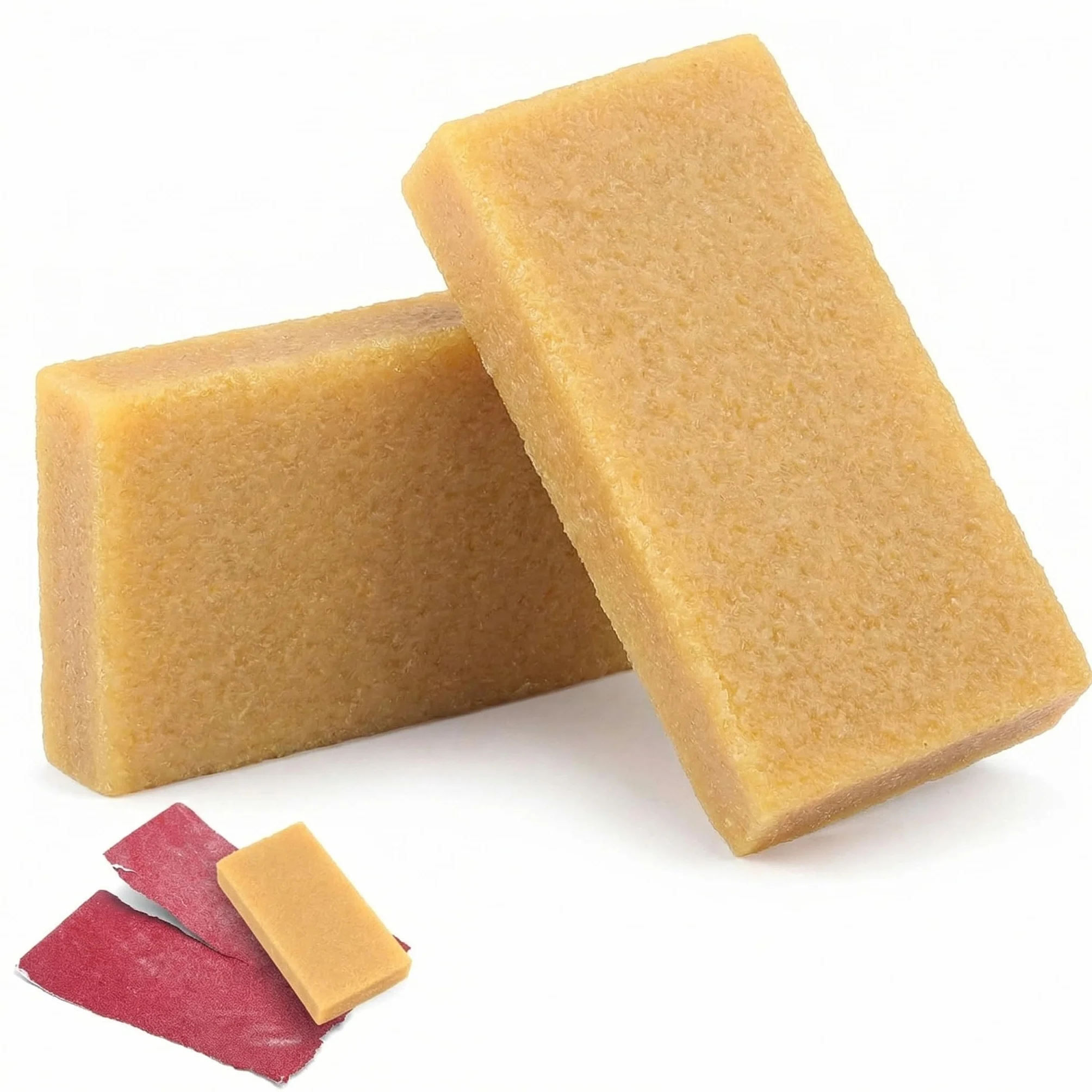 QWORK® 2 sztuki taśmy szlifierskiej blok czyszczący 150 x 75 x 25 mm do czyszczenia taśm szlifierskich i tarcz szlifierskich – wysokiej jakości kauczuk naturalny