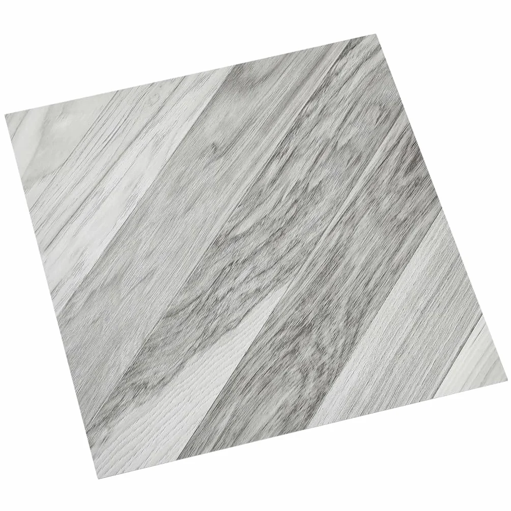 vidaXL Samoprzylepne panele podłogowe, 55 szt. PVC, 5,11m², szare pasy