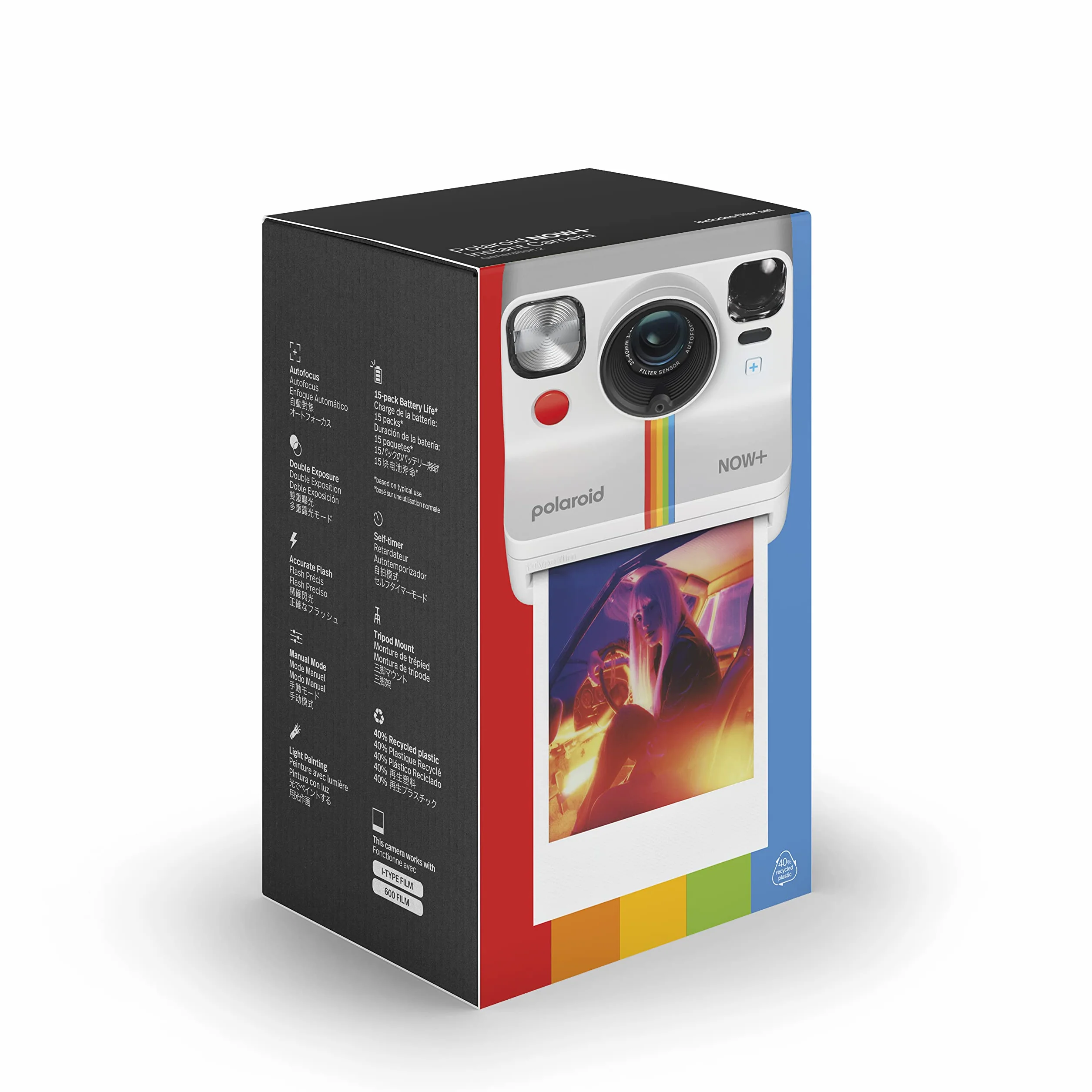 Polaroid Now+ Gen 2 Aparat fotograficzny Biały