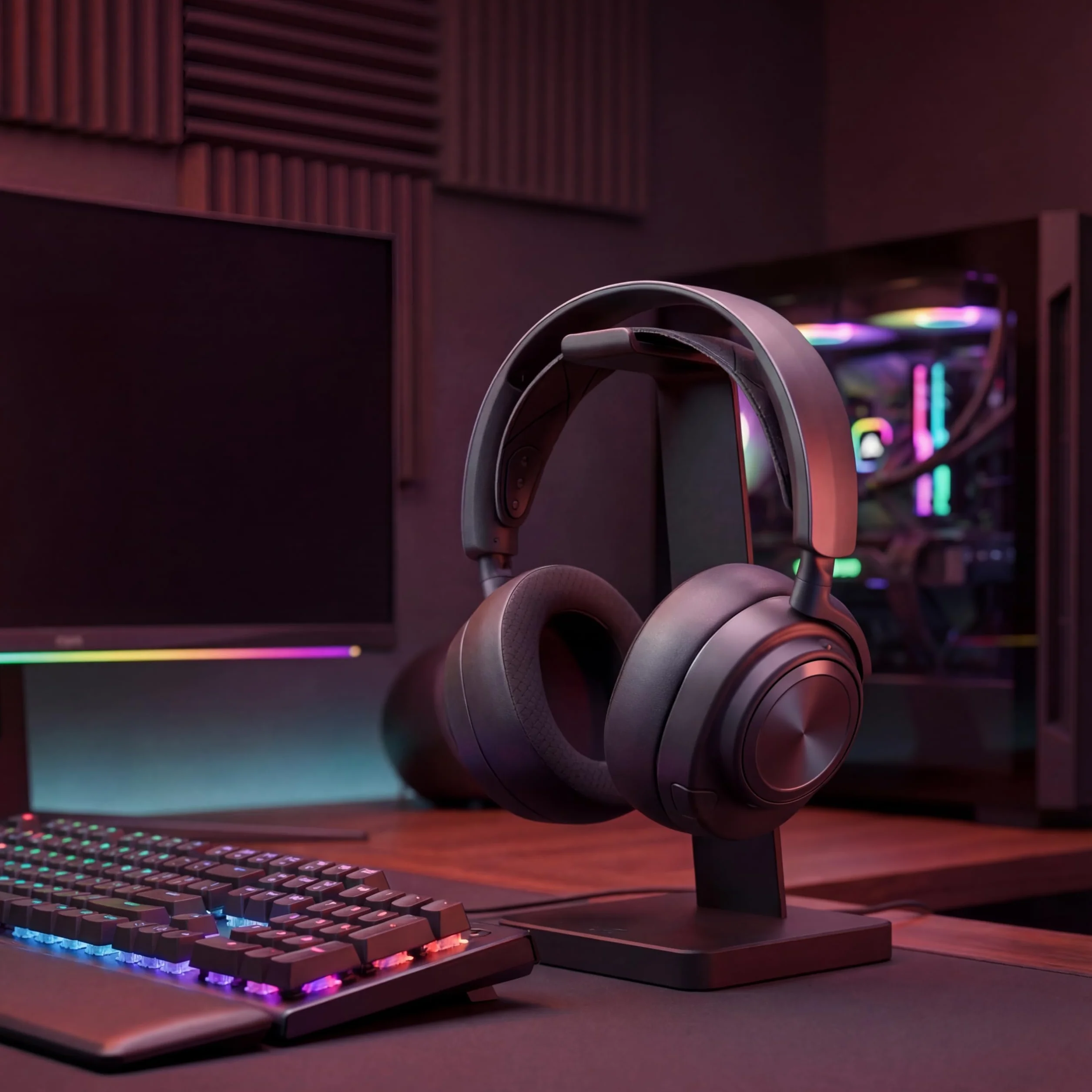 Wicked Cushions WC Freeze Nova Pro Wireless – chłodzące żelowe nauszniki do słuchawek Arctis Nova Pro Wireless, Nova Elite i Nova Pro Omni | Black