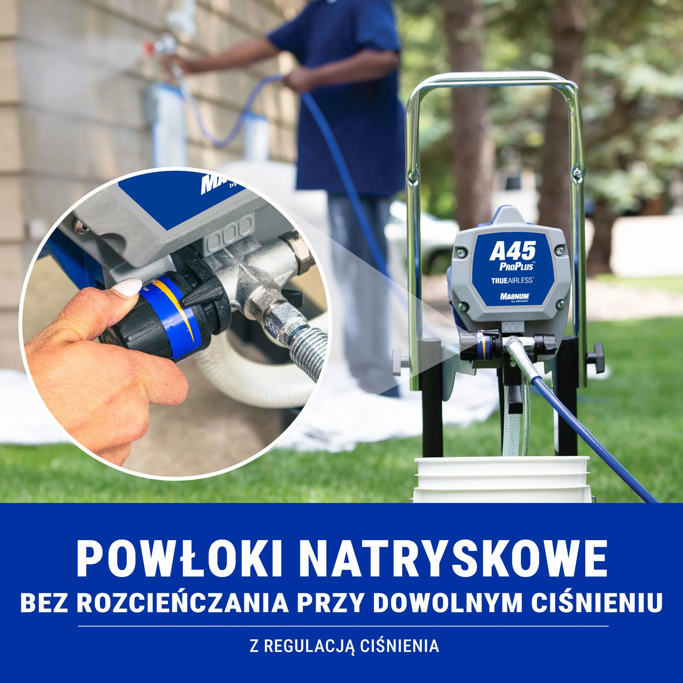 Magnum by Graco 17C245 Airless system natryskowy A45 ProPLUS 1,17 l/min 207 barów