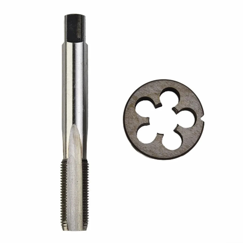 Zestaw gwintowników i narzynek, gwintowniki i narzynki do gwintów okrągłych, narzędzie do gwintowania M15x1,25 mm i narzynki do gwintów M15x1,25 mm