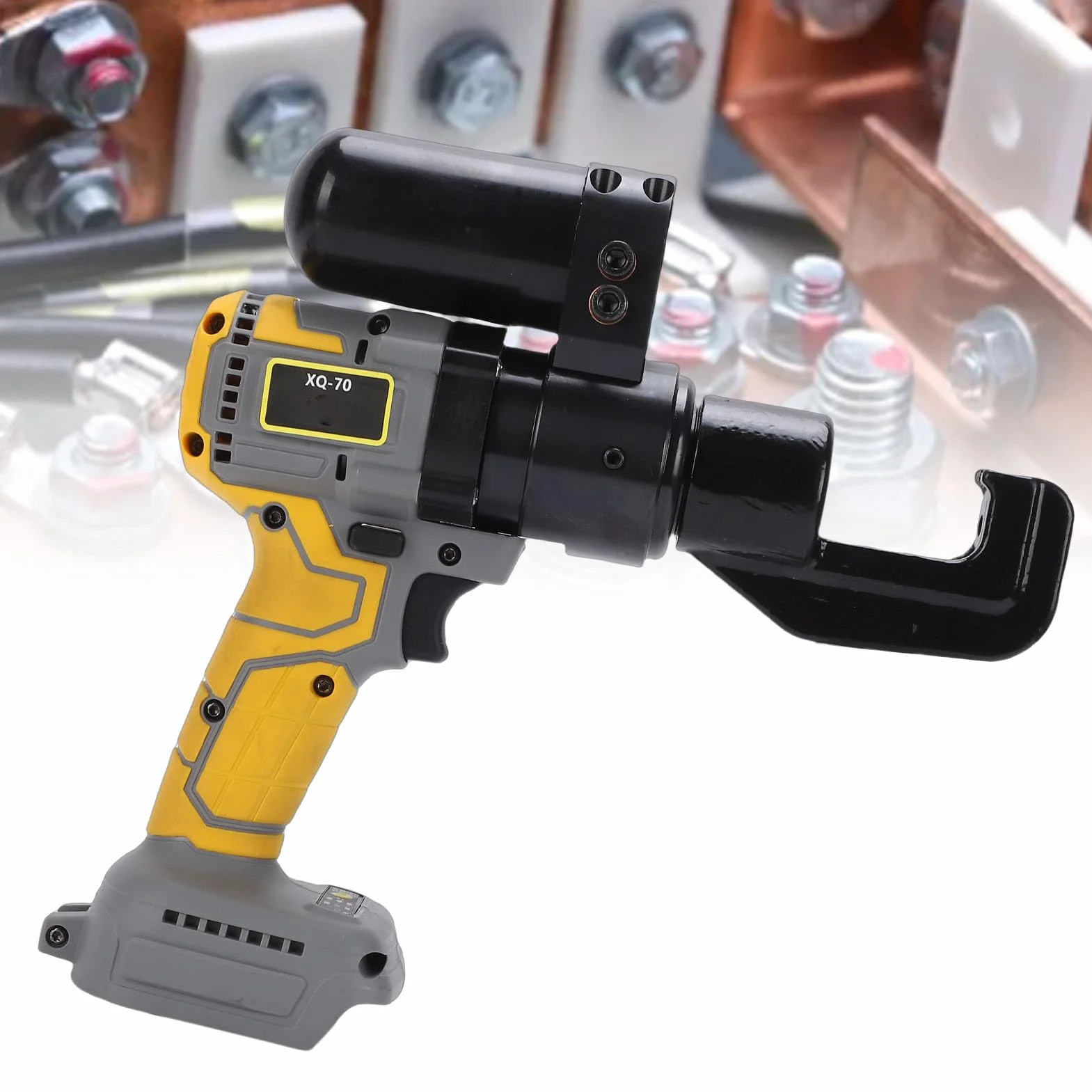 Generic Elektryczne Hydrauliczne Narzędzie do Zaciskania Końcówek Kablowych Zaawansowana, Trwała Konstrukcja dla Profesjonalistów z zaciskarką o Mocy 45 KN do Przewodów Miedzianych i Aluminiowych