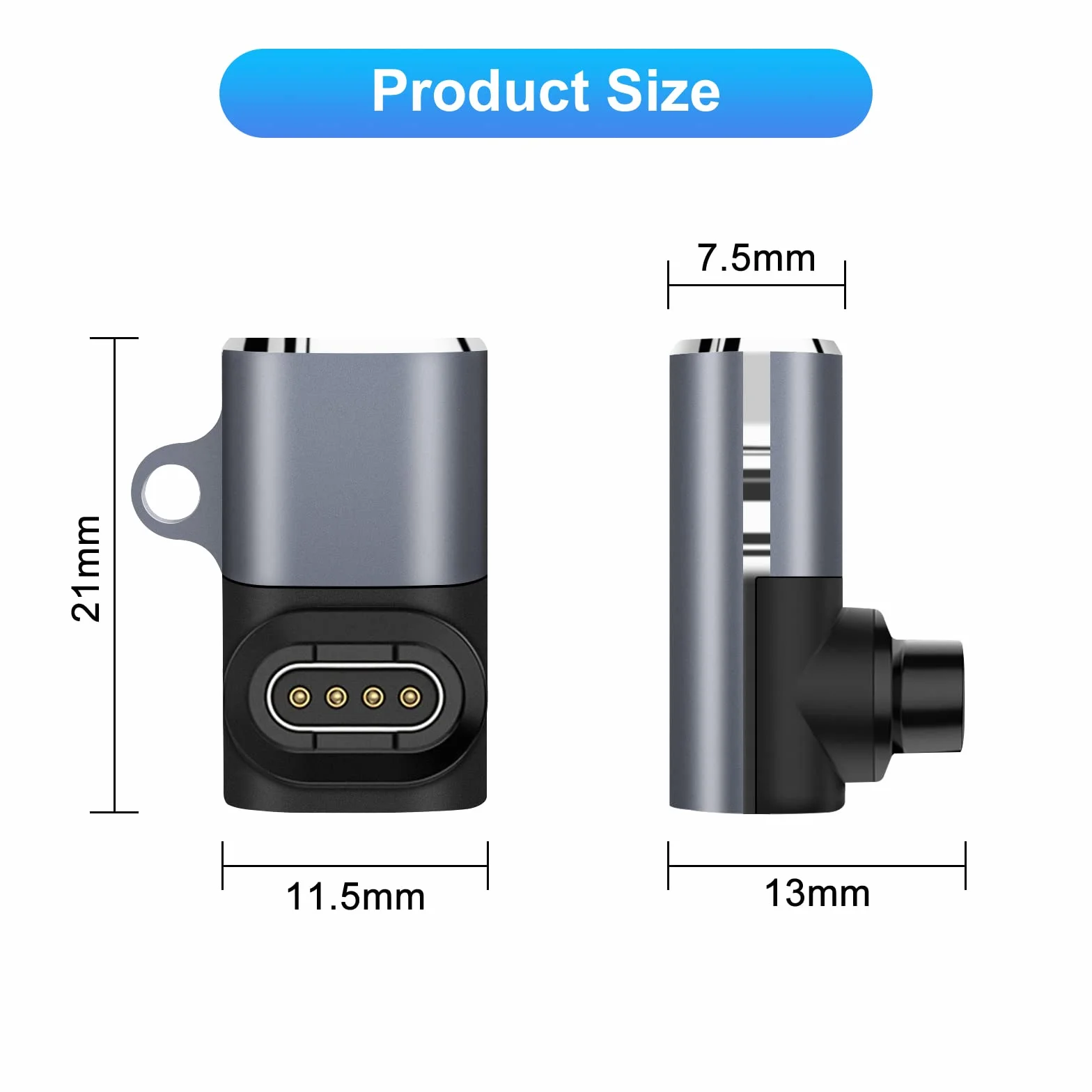 Adapter do ładowania zegarka, 2 sztuki, gniazdo USB typu C na wtyczkę, kompatybilny z Garmin Fenix ​​7/7S/7X/6/6X/6S i więcej